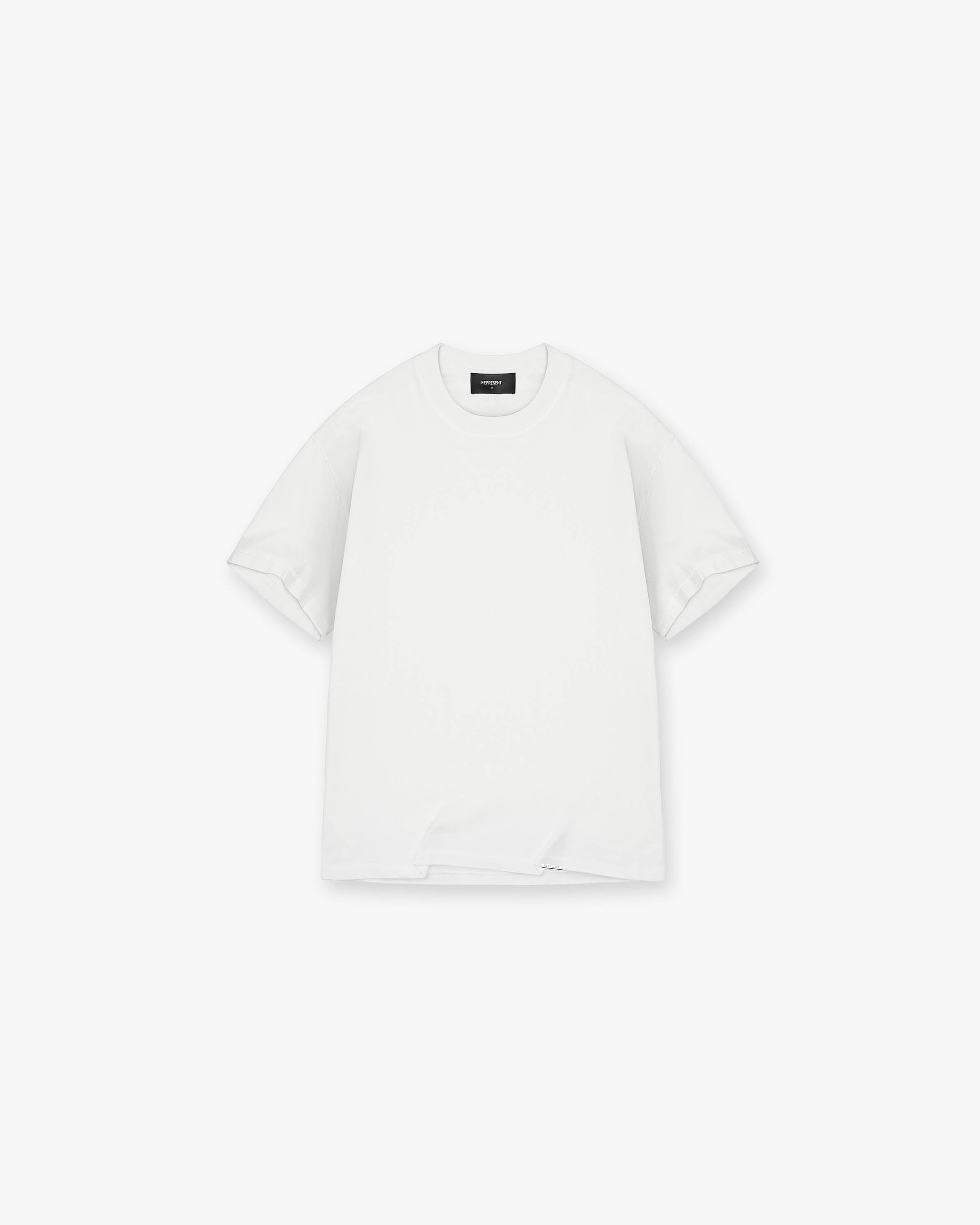 Heavyweight Initial T-Shirt - Cremeweiss