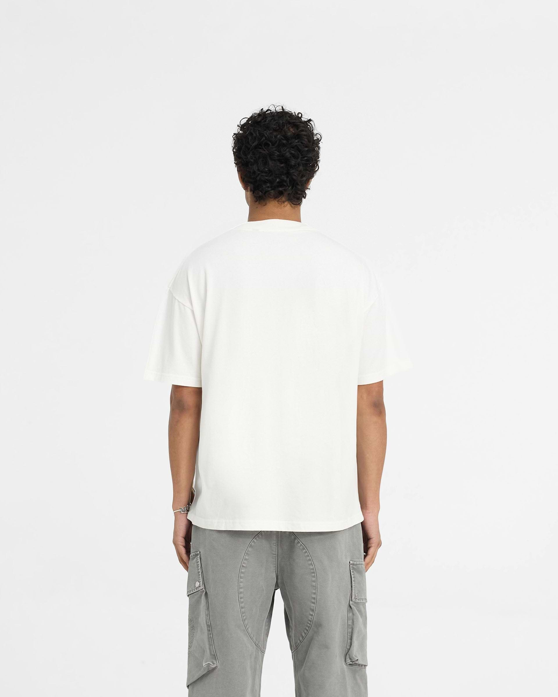 Represent X Belstaff Patch T-Shirt - Blanc cassé