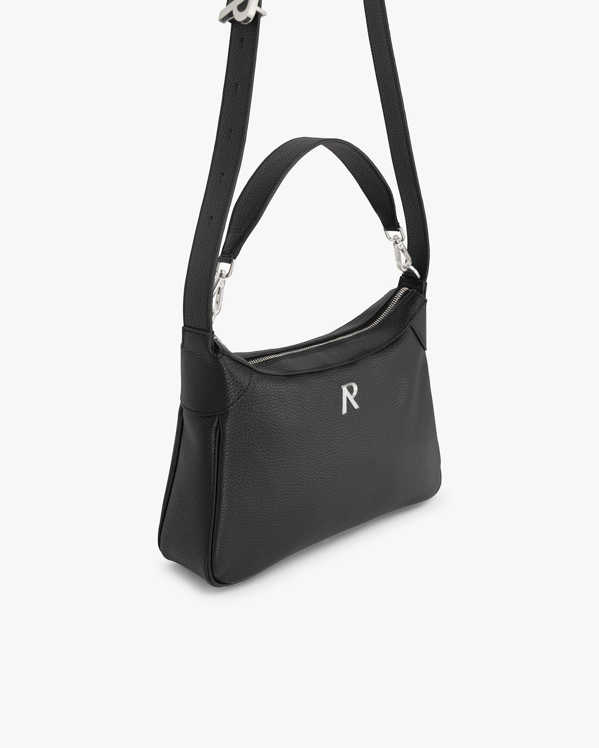 Sac Slouch Initiale - Noir