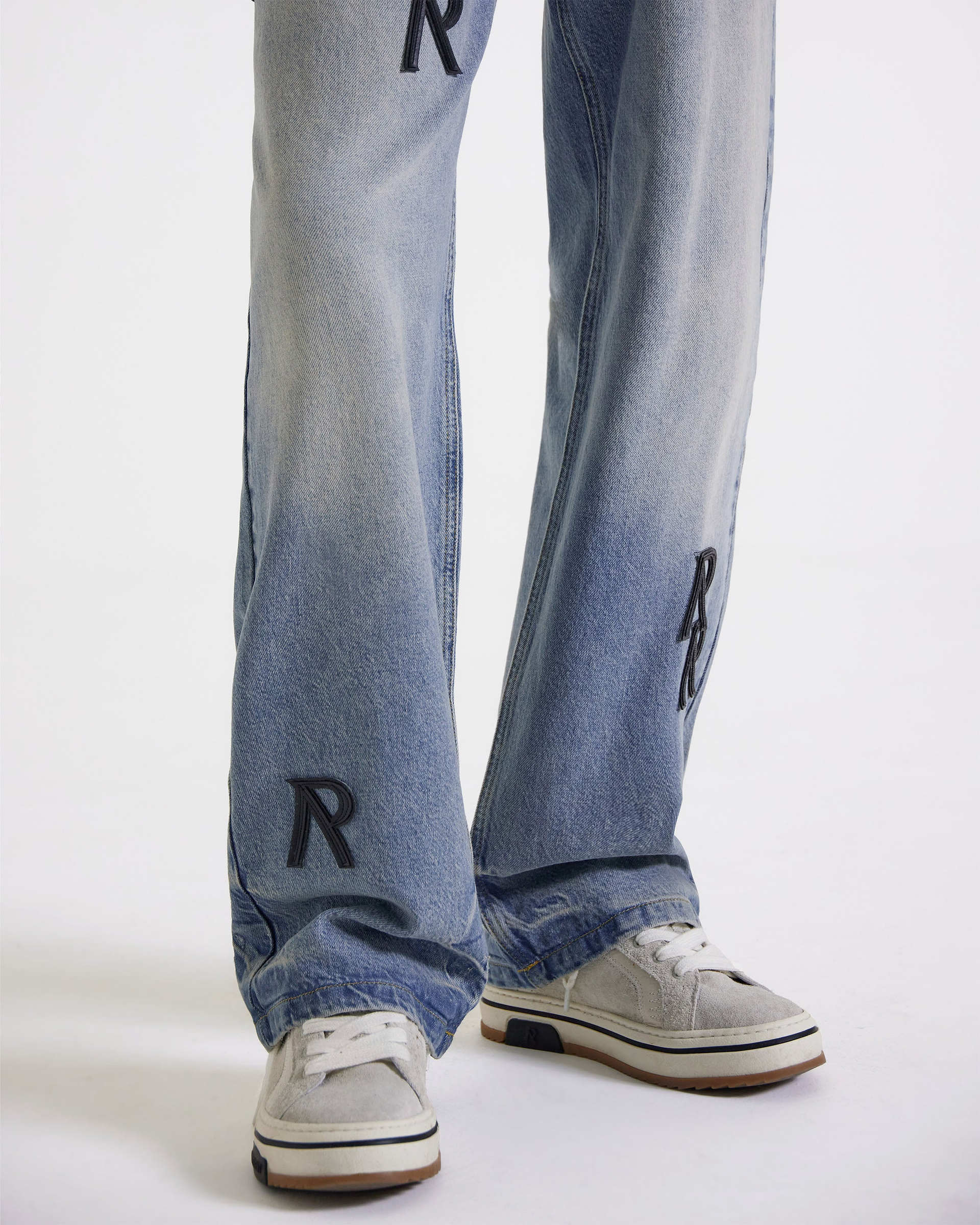 Jean baggy R3 Initial - Bleu