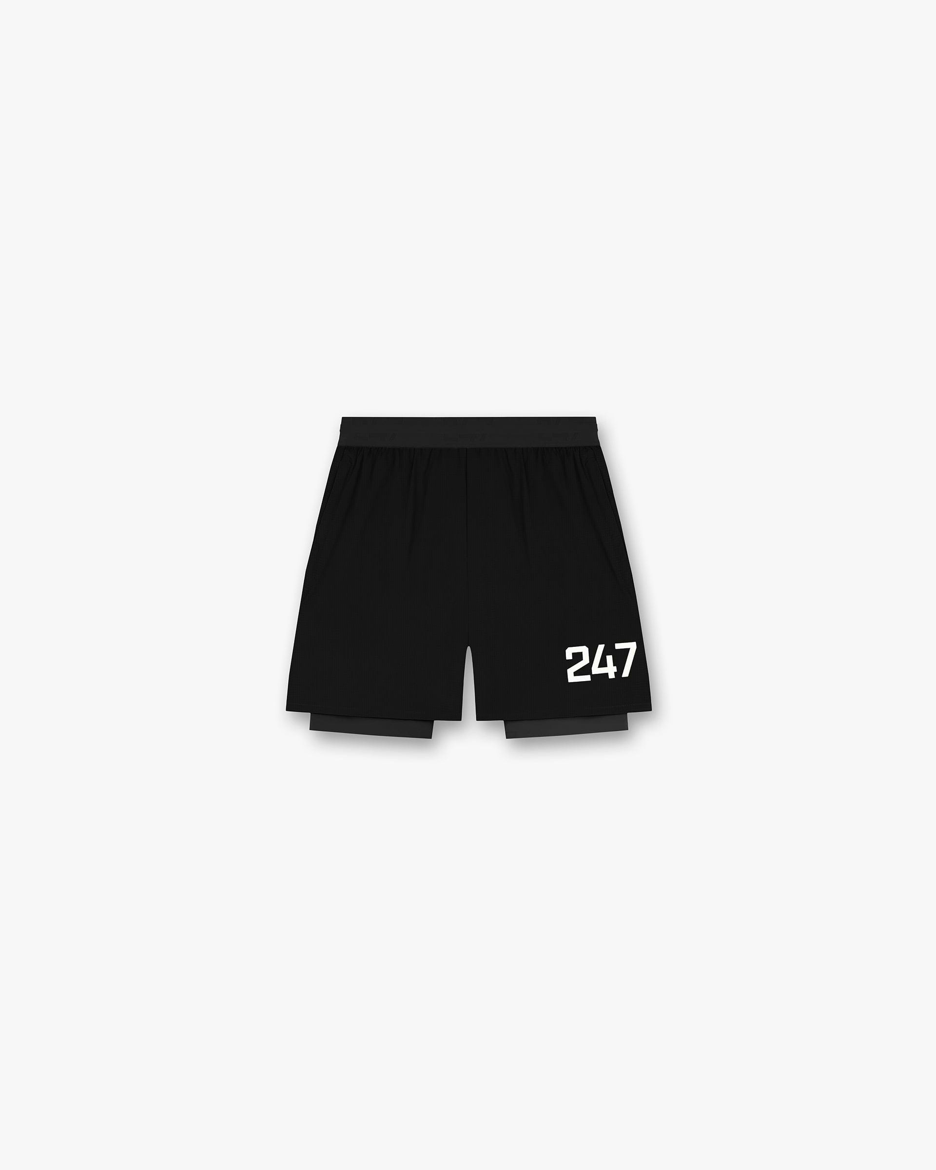 247 Trail Short - Tiefschwarz