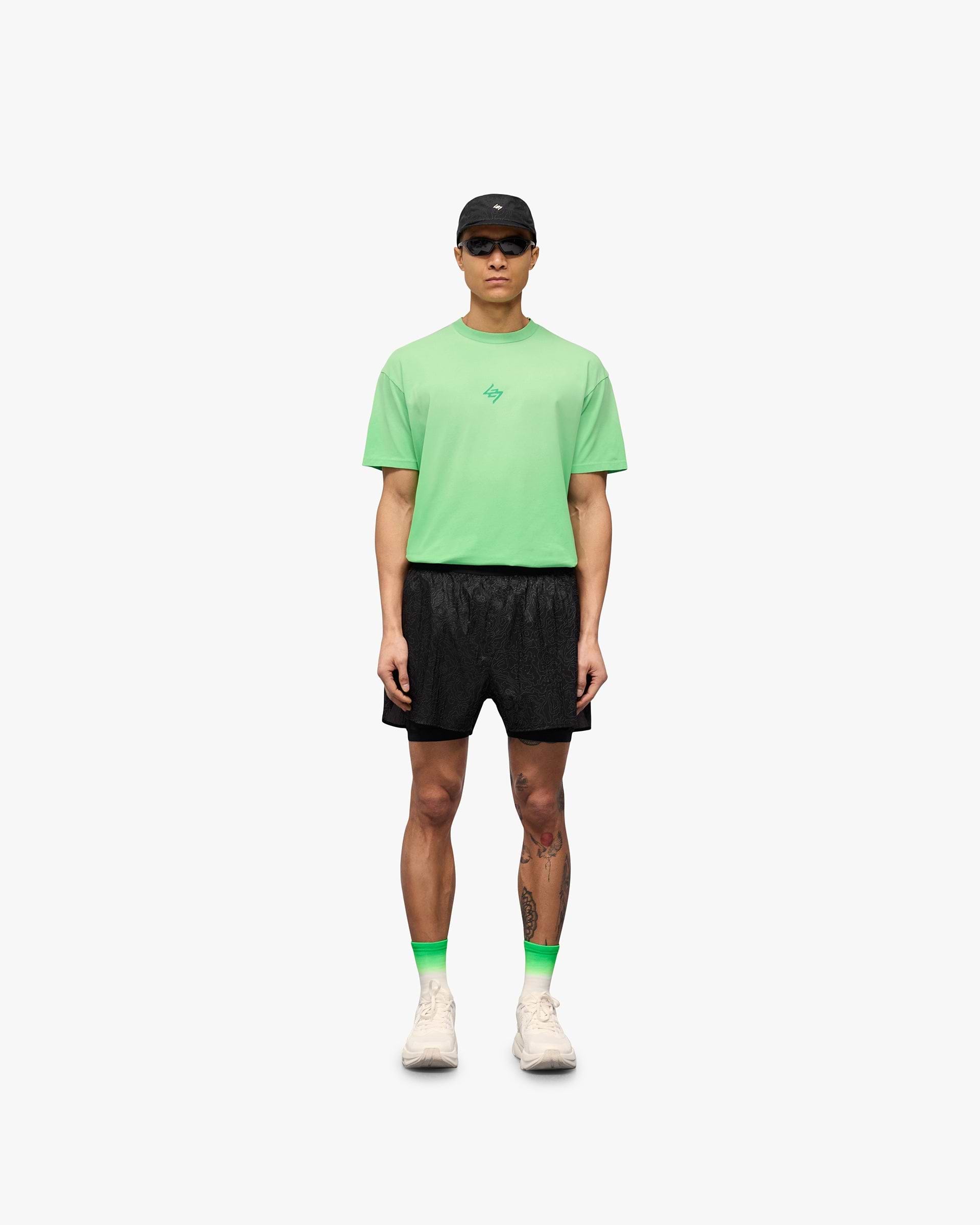 247 Contour 2-In-1 Run Shorts - Schwarz