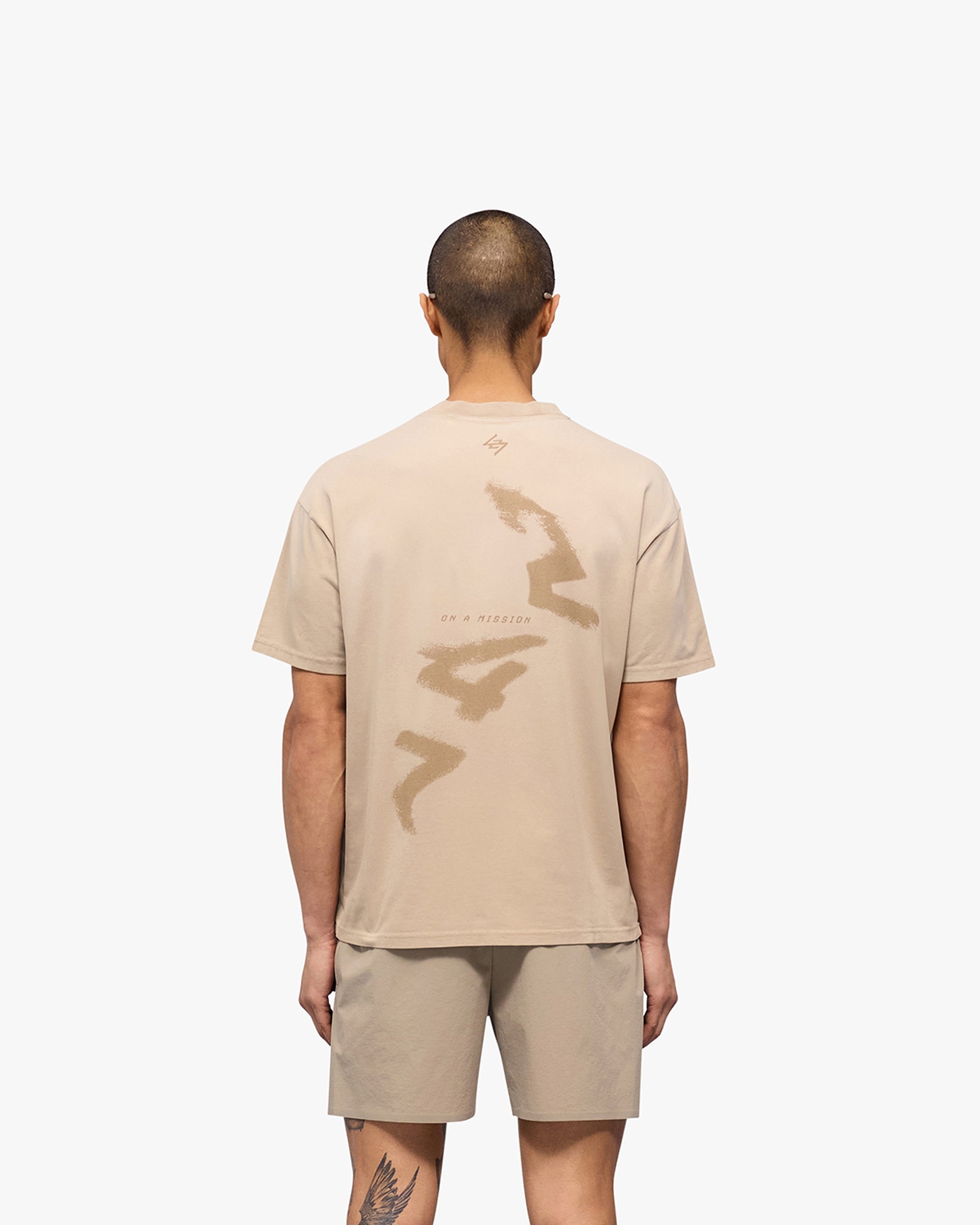 247 Motion Oversized T-Shirt - Galet