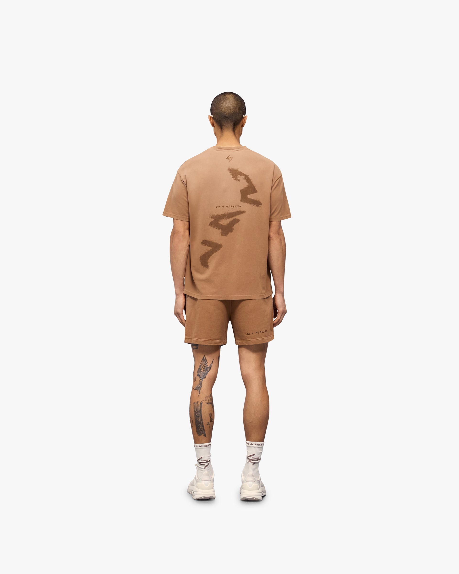 247 Motion Oversized T-Shirt - Rouille