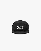 247 x 47 Taped Cap - Jet Black