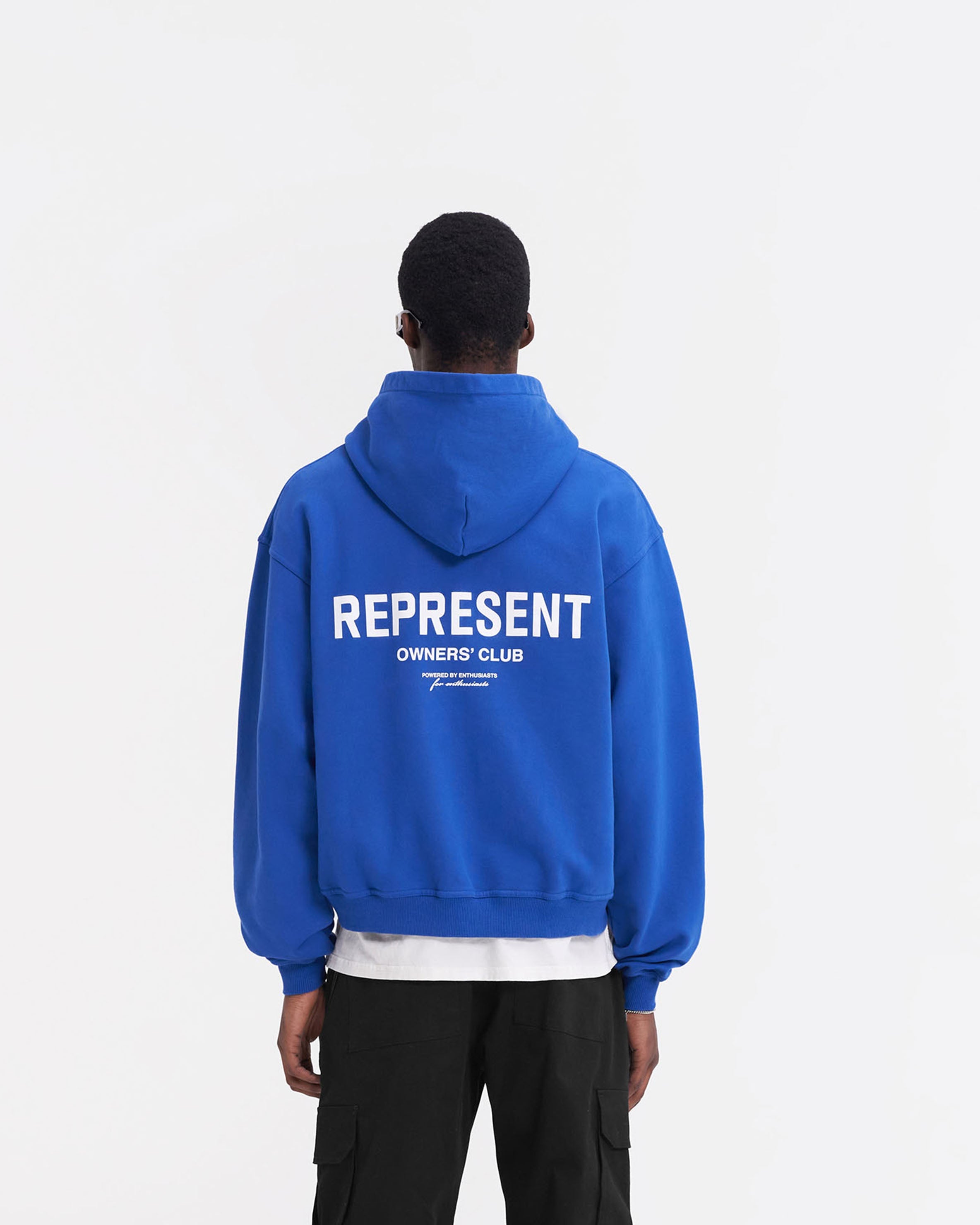 Represent Owners Club Zip Hoodie - Kobaltblau