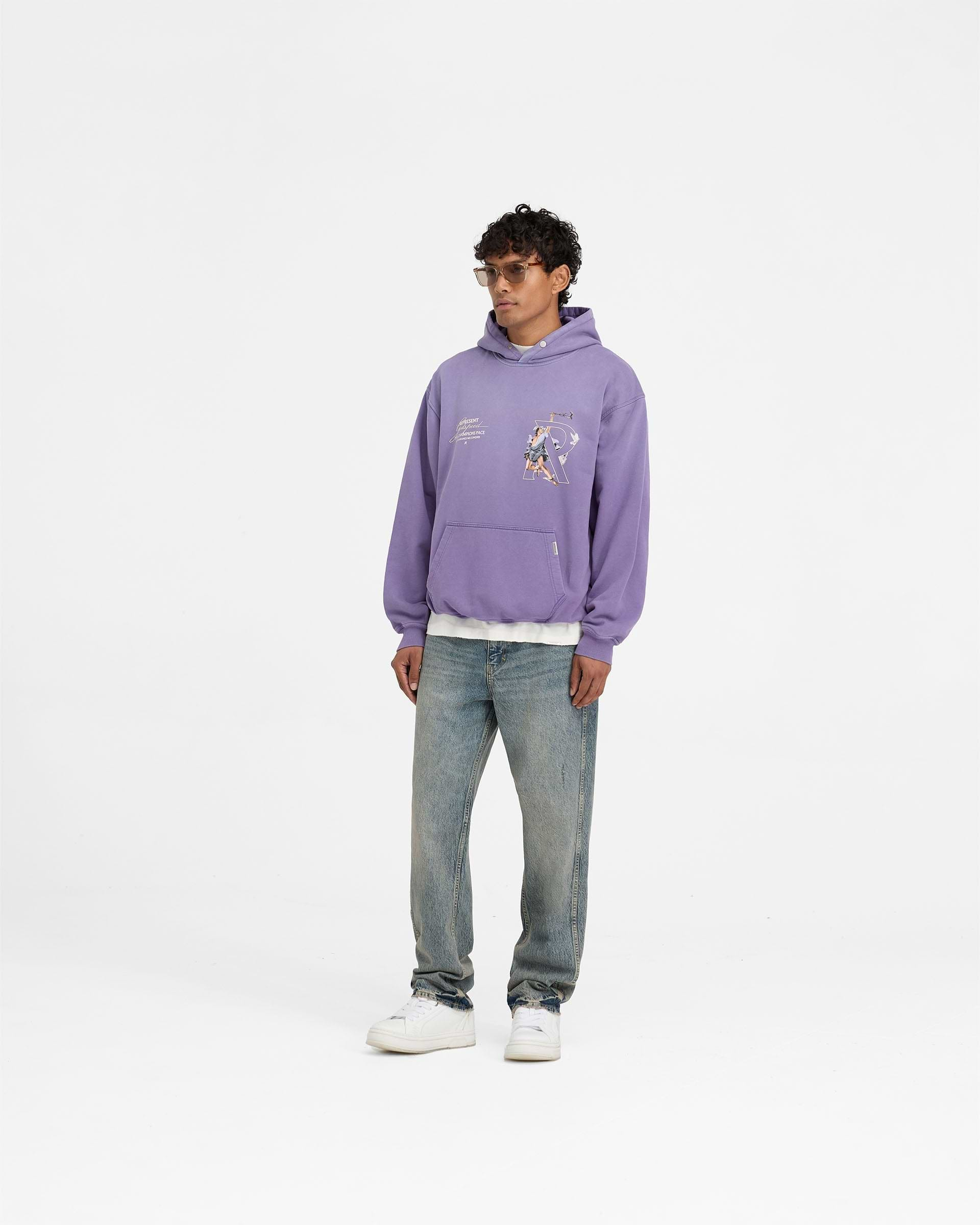 Hermes Hoodie - Violet