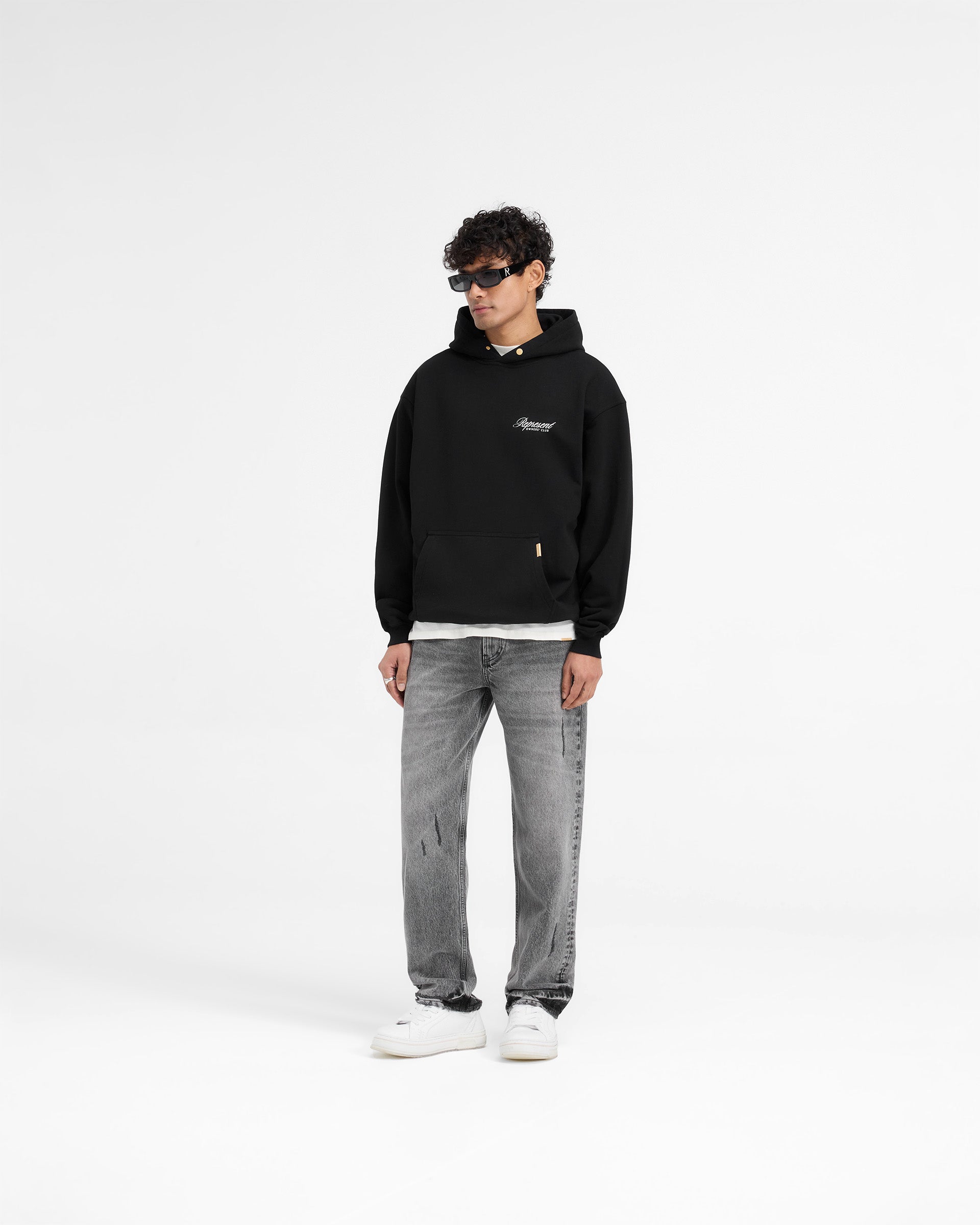 Represent X Harrods Bear Owners Club Hoodie - Jet Black