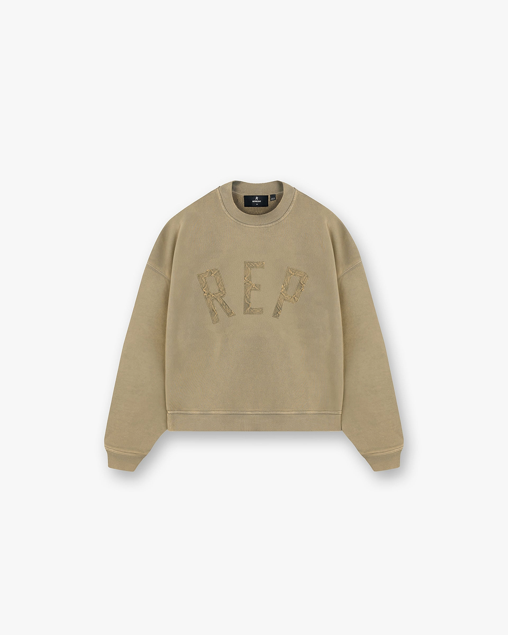 Rep Applique Sweater - Rehbraun