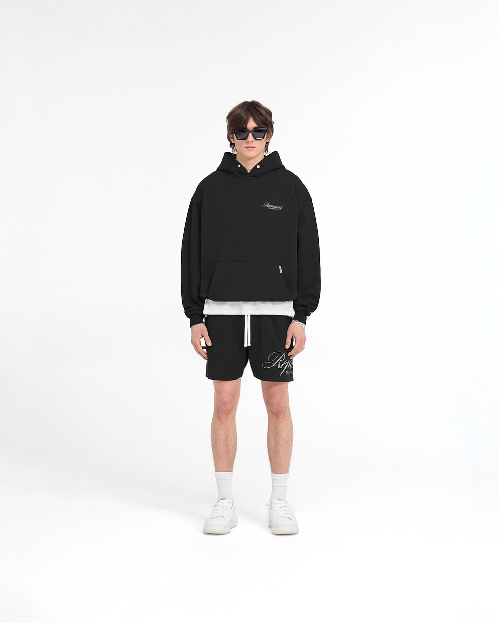 Represent Owners Club Script Hoodie - SCHWARZ