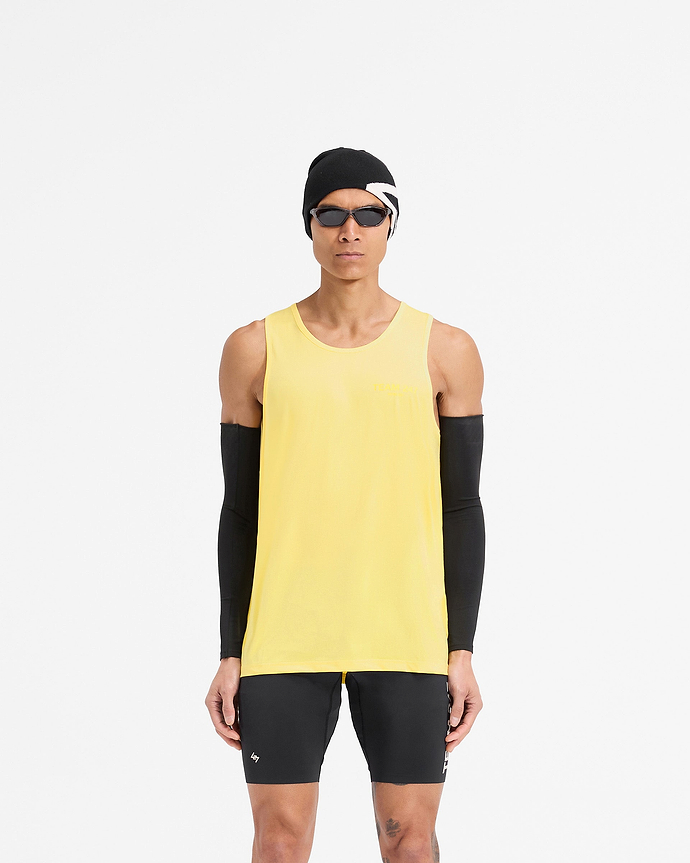 Team 247 Run Vest - Zitronengelb