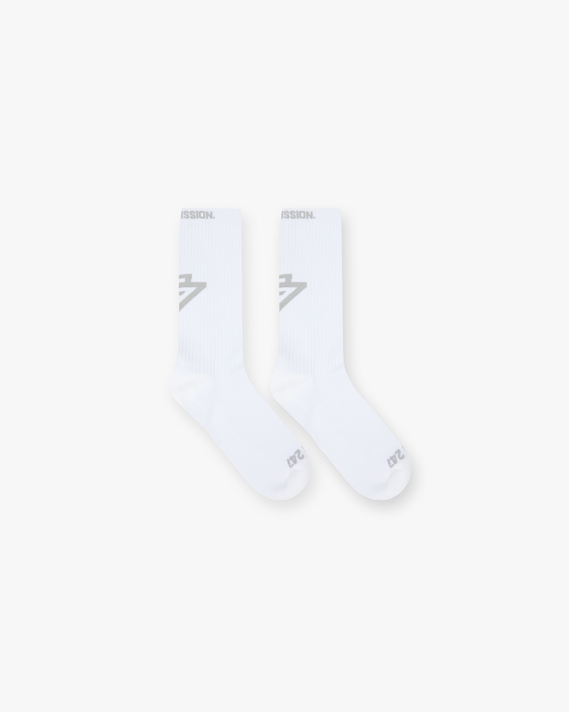 247 Logo Socks - Pewter