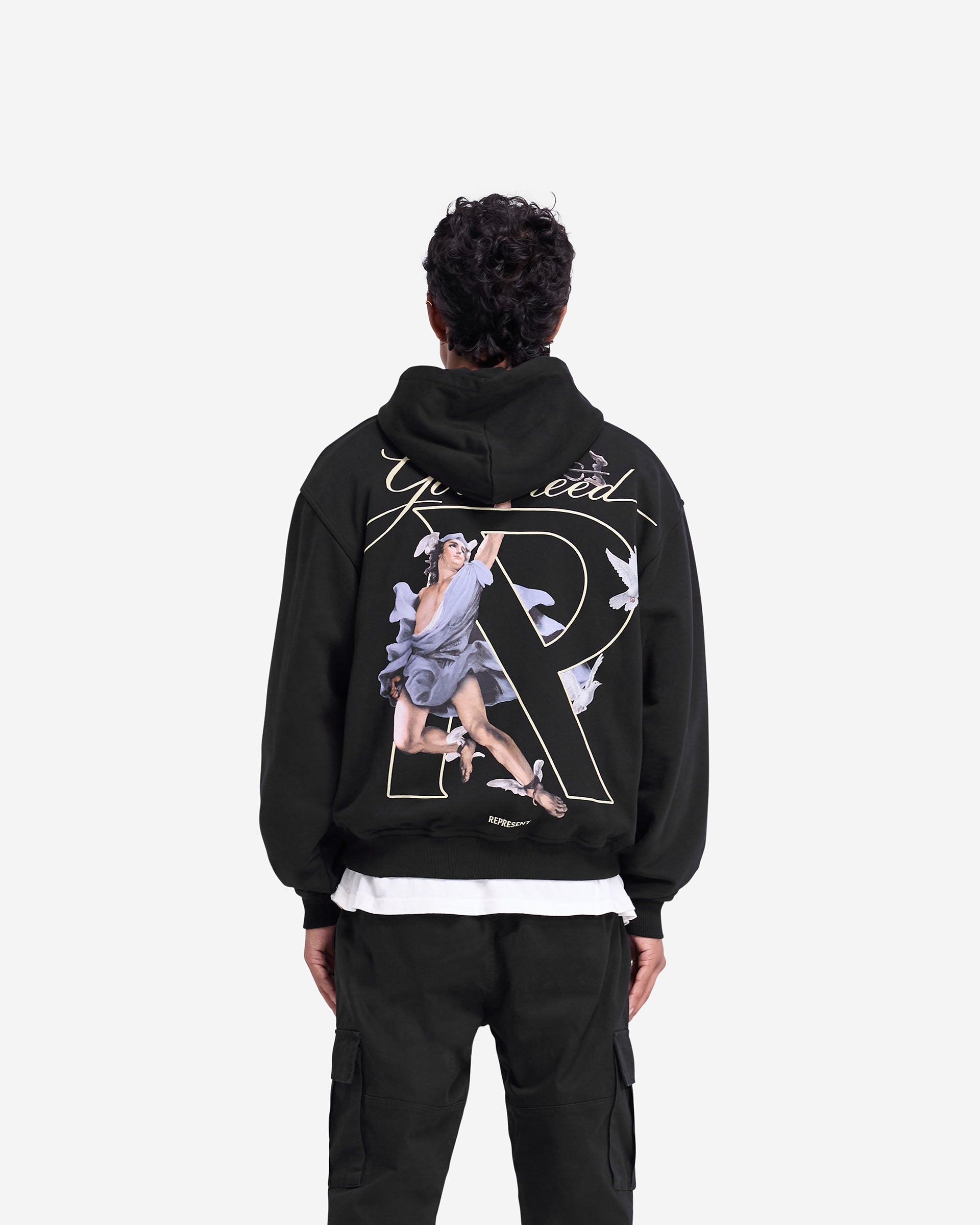 Hermes Zip Hoodie - Noir Intense