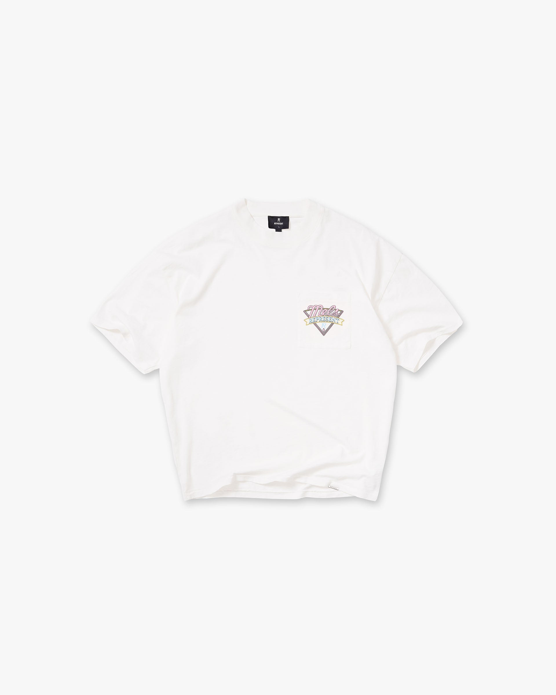 Represent x Mels Diner T-Shirt - Flat White