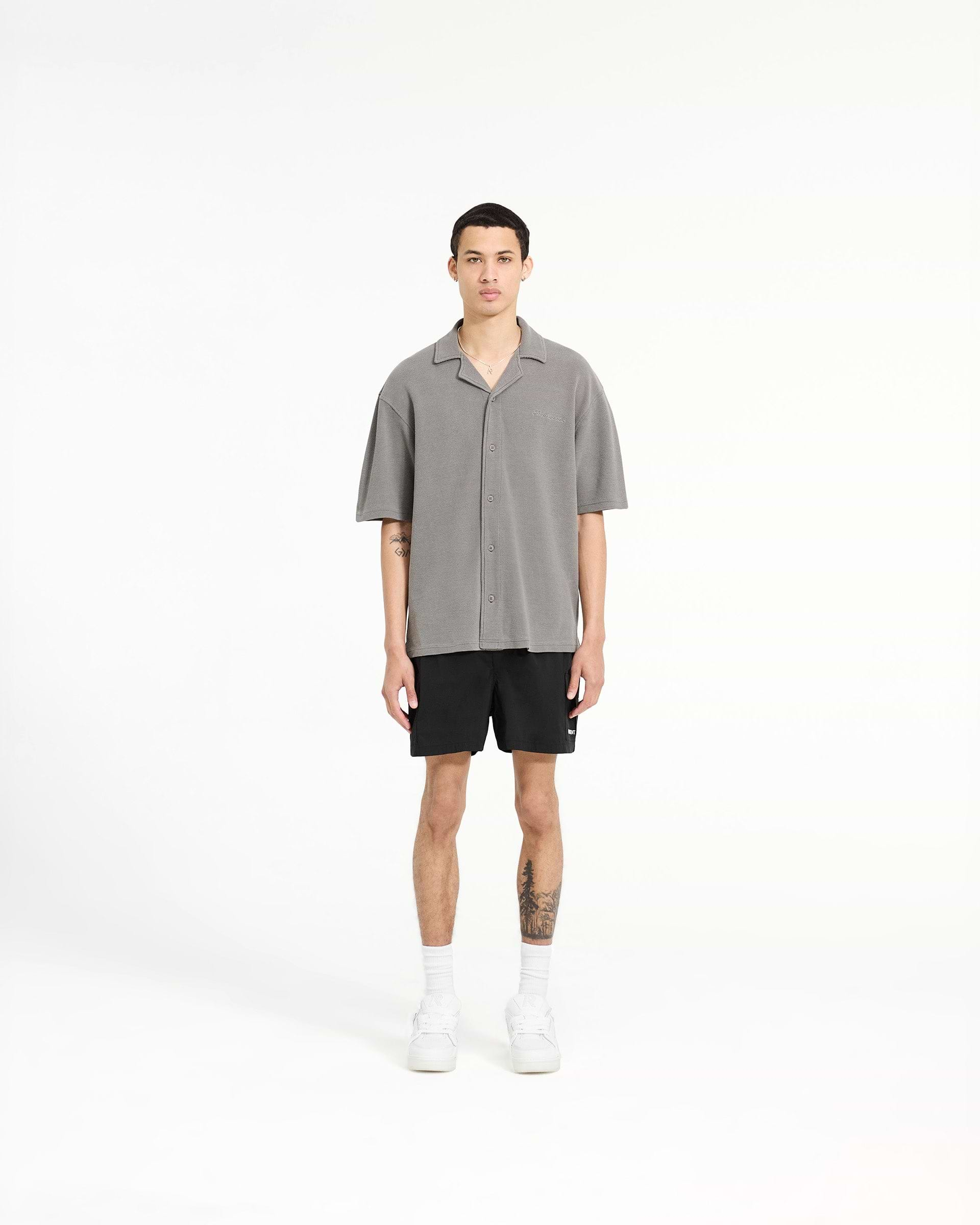 Chemise Gaufre - Gris Ultime