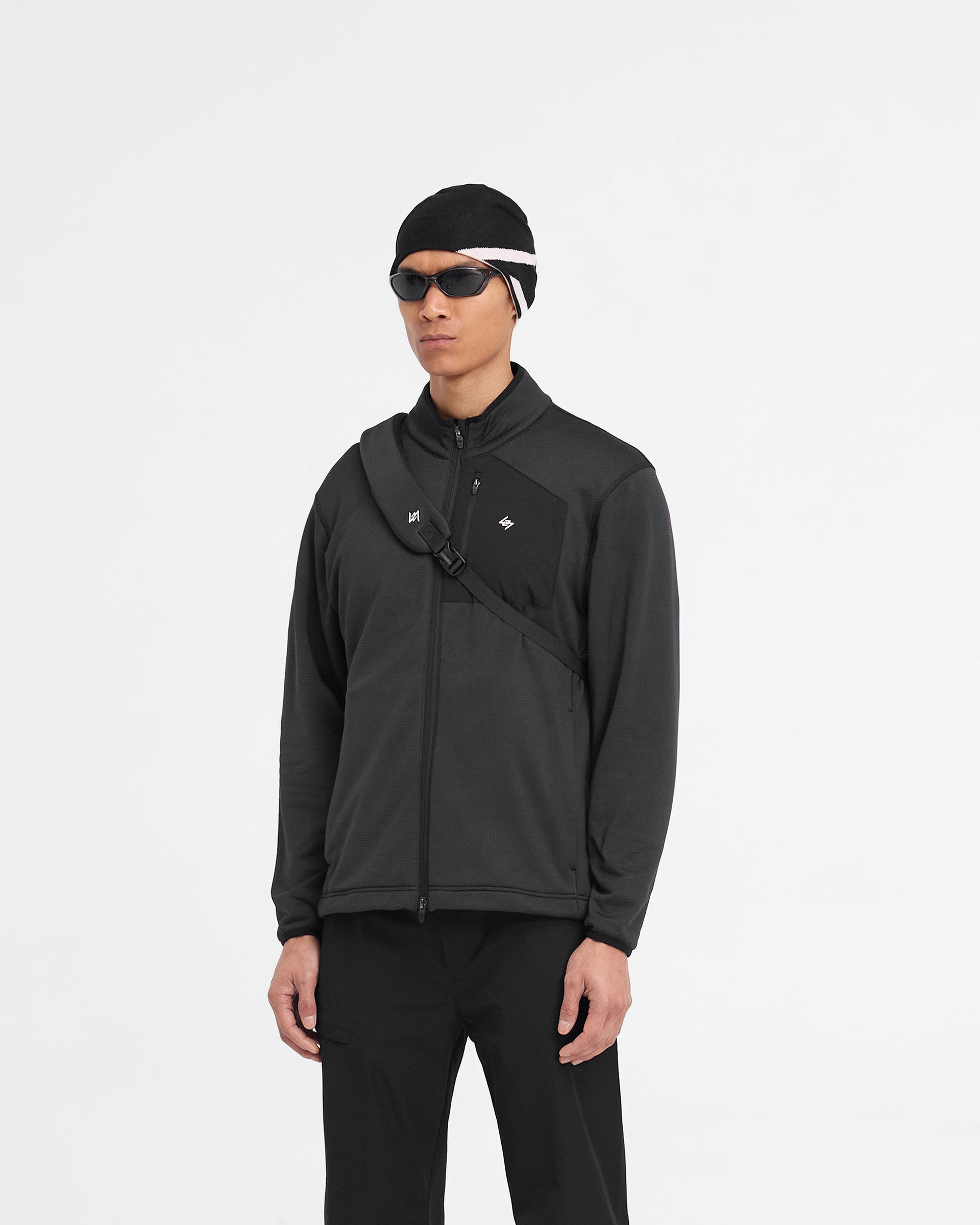 247 Full Zip Fleece - Black