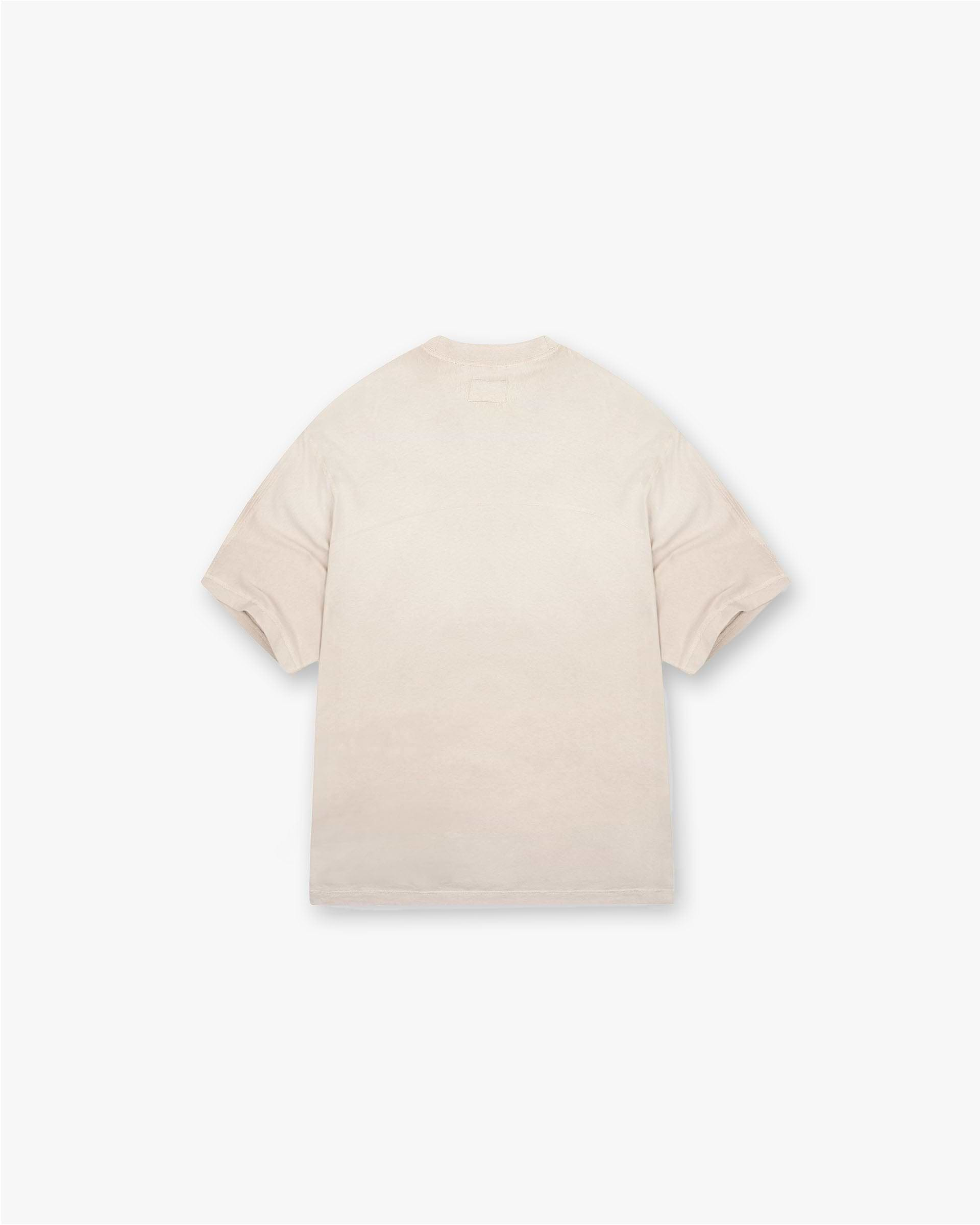 Stepped Hem T-Shirt - Avoine