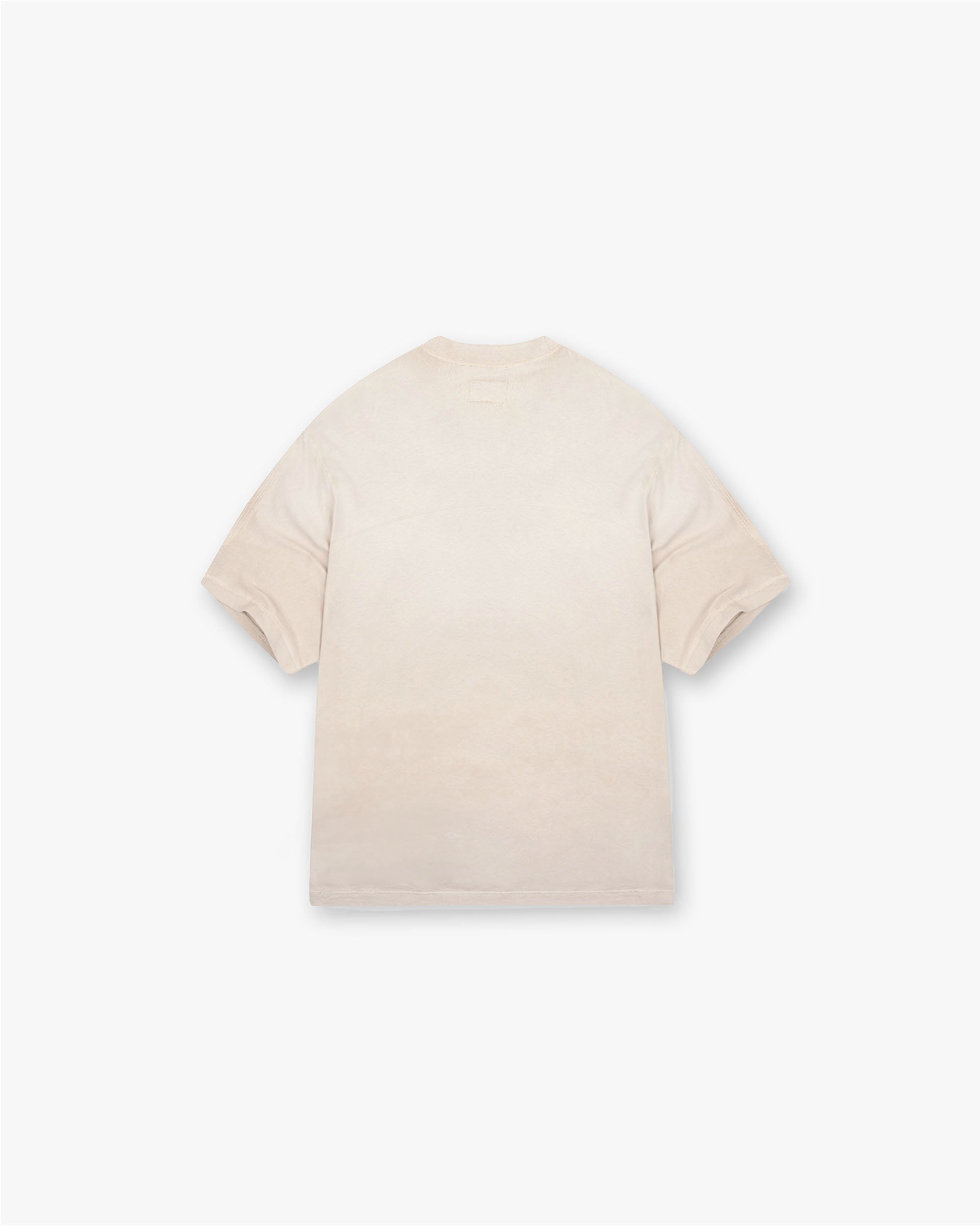 Stepped Hem T-Shirt - Hafer