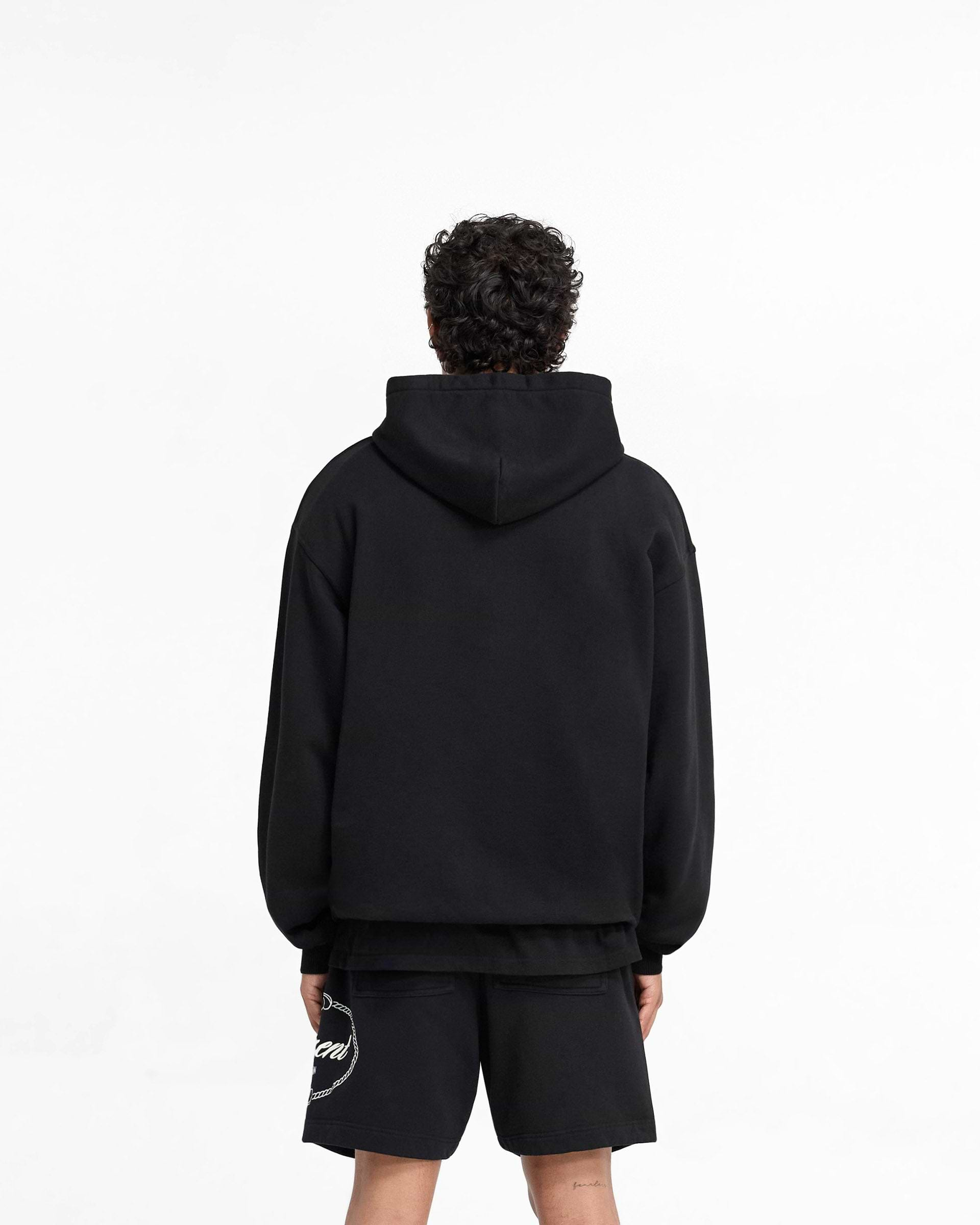 Represent X Harrods Crest Hoodie - Noir Profond