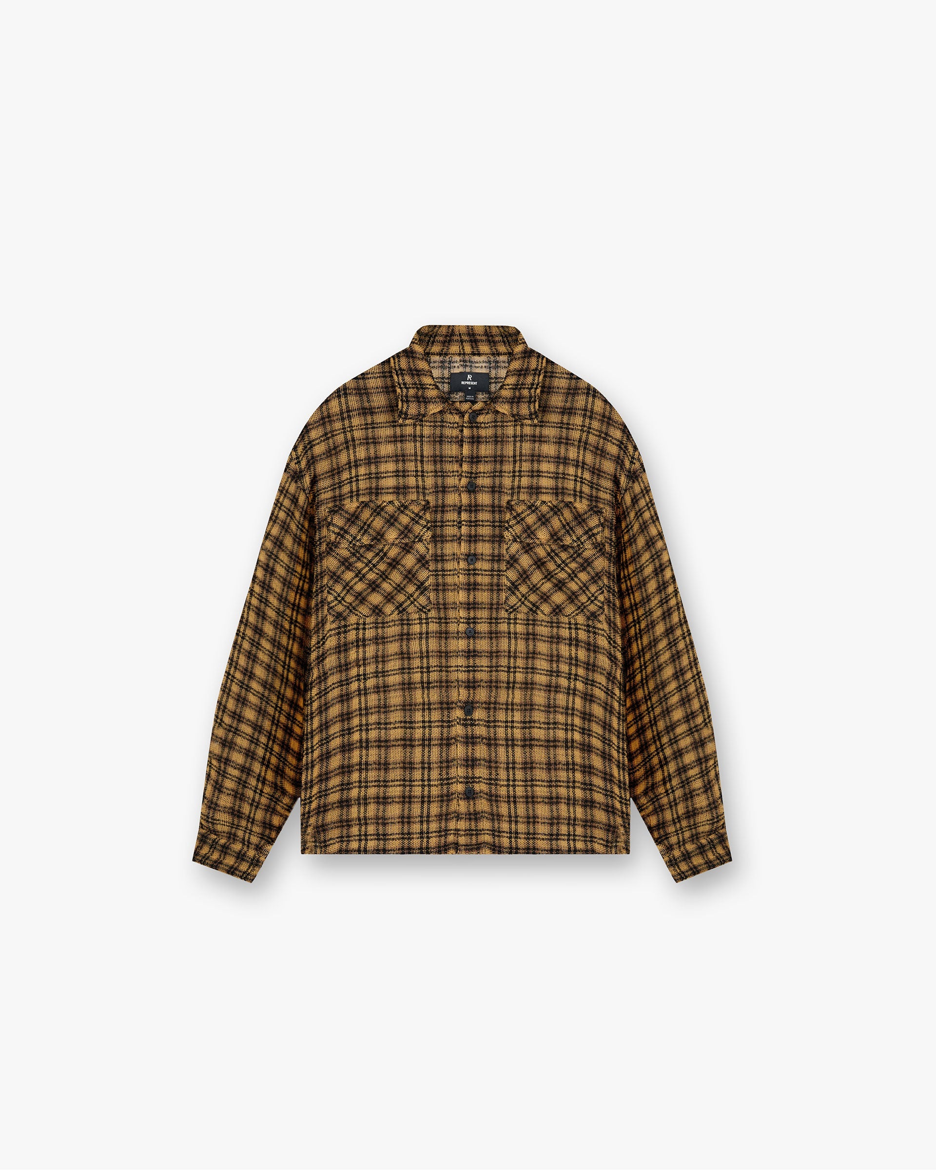 Check Flannel Shirt - Gelb Kariert