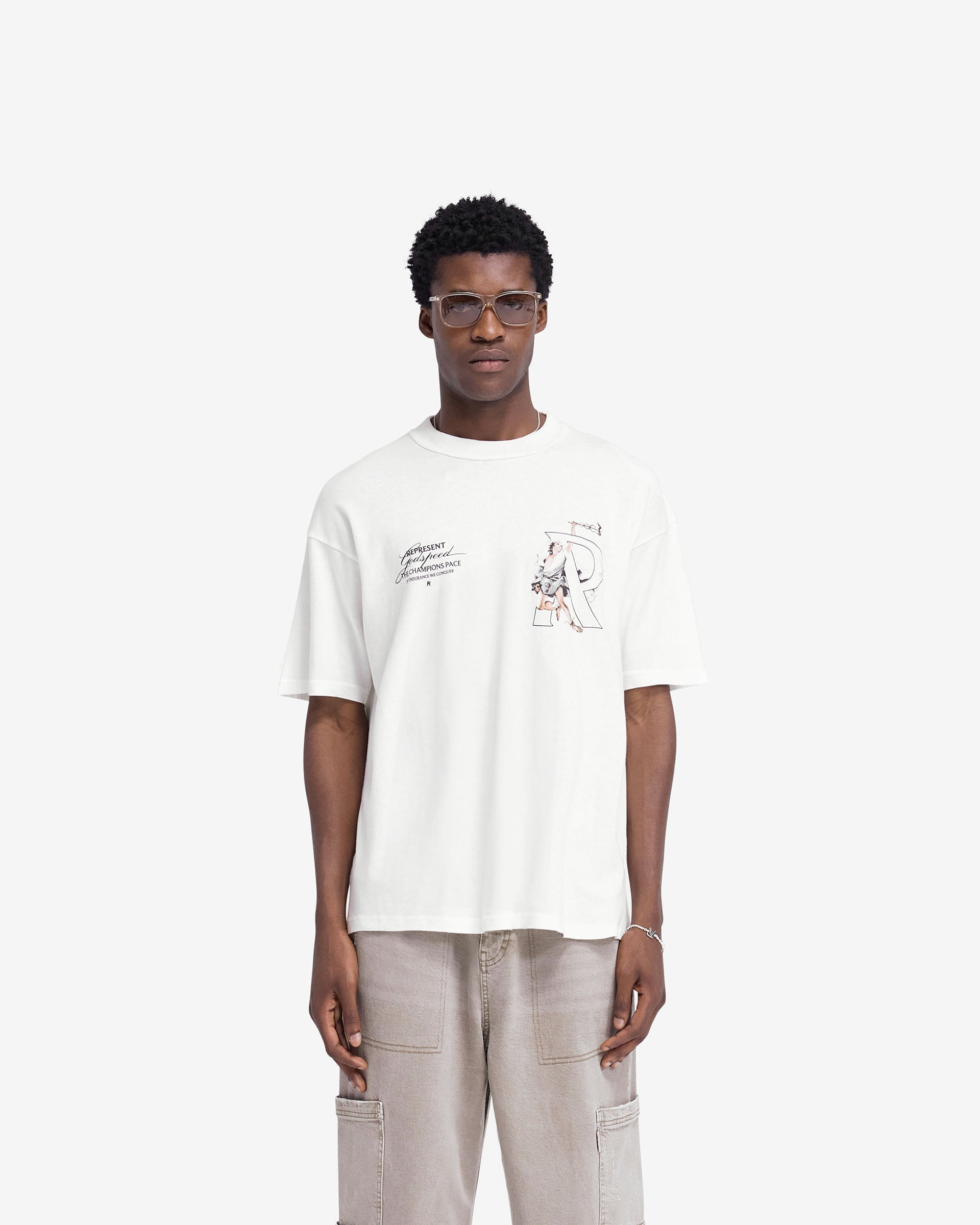 Hermes T-Shirt - Flaches Weiß