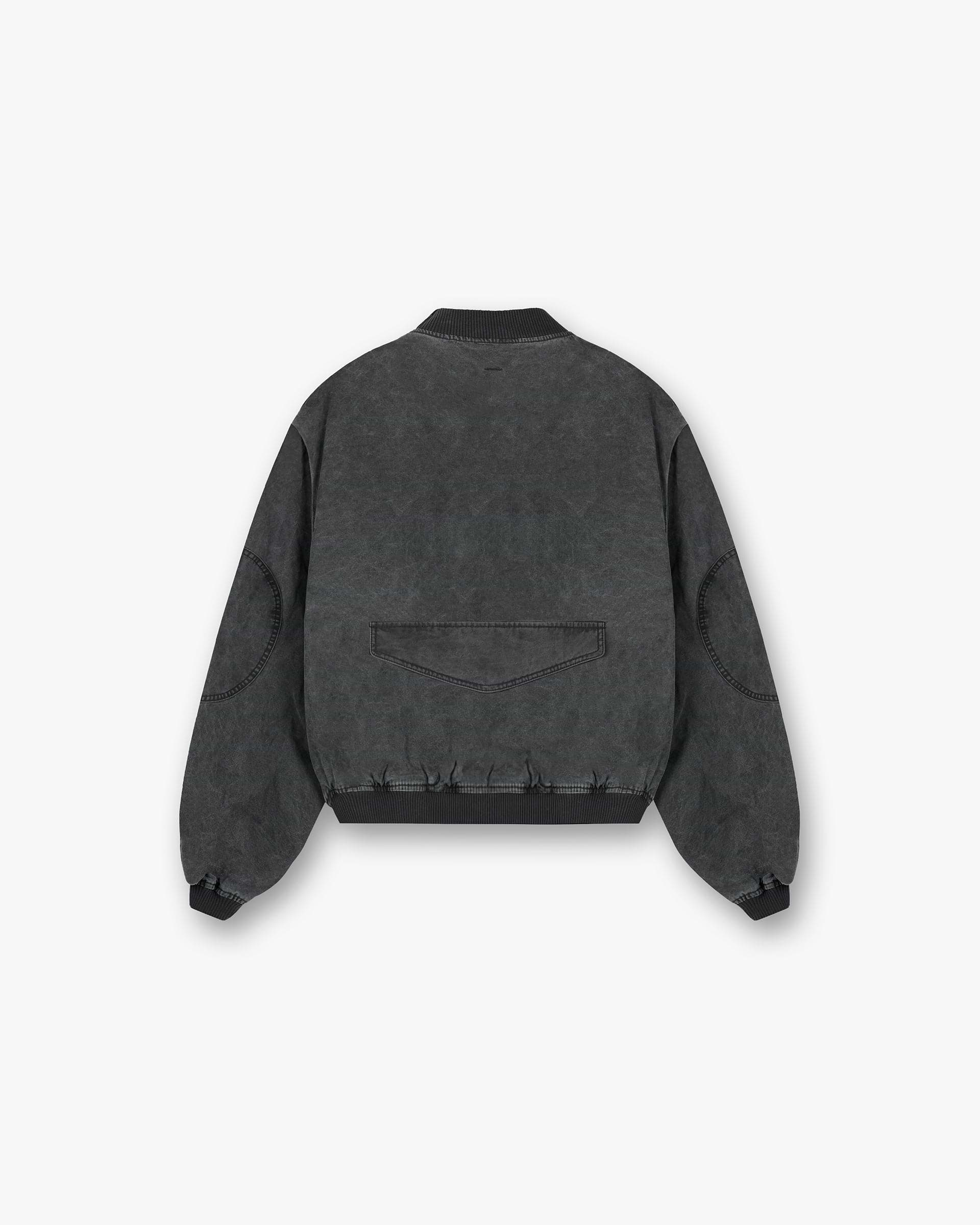 Inset Sleeve Bomber - Noir taché