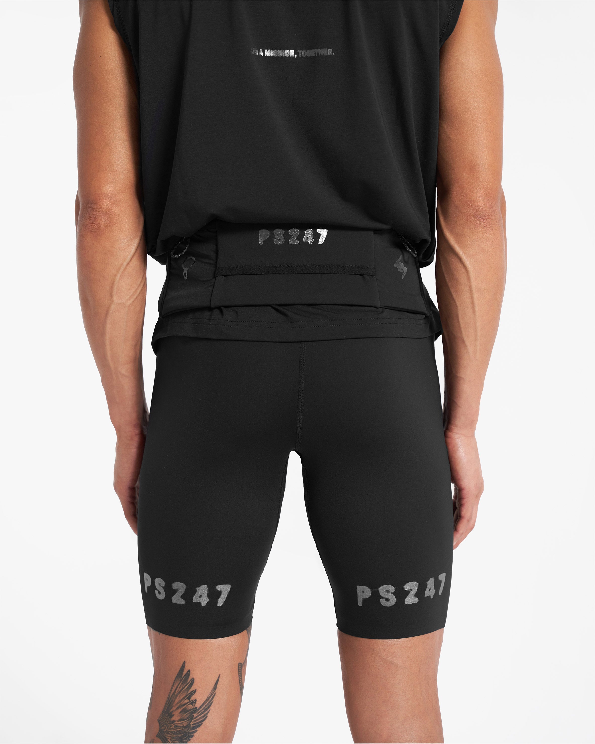 Collant mi-long 247 X Puresport - Noir