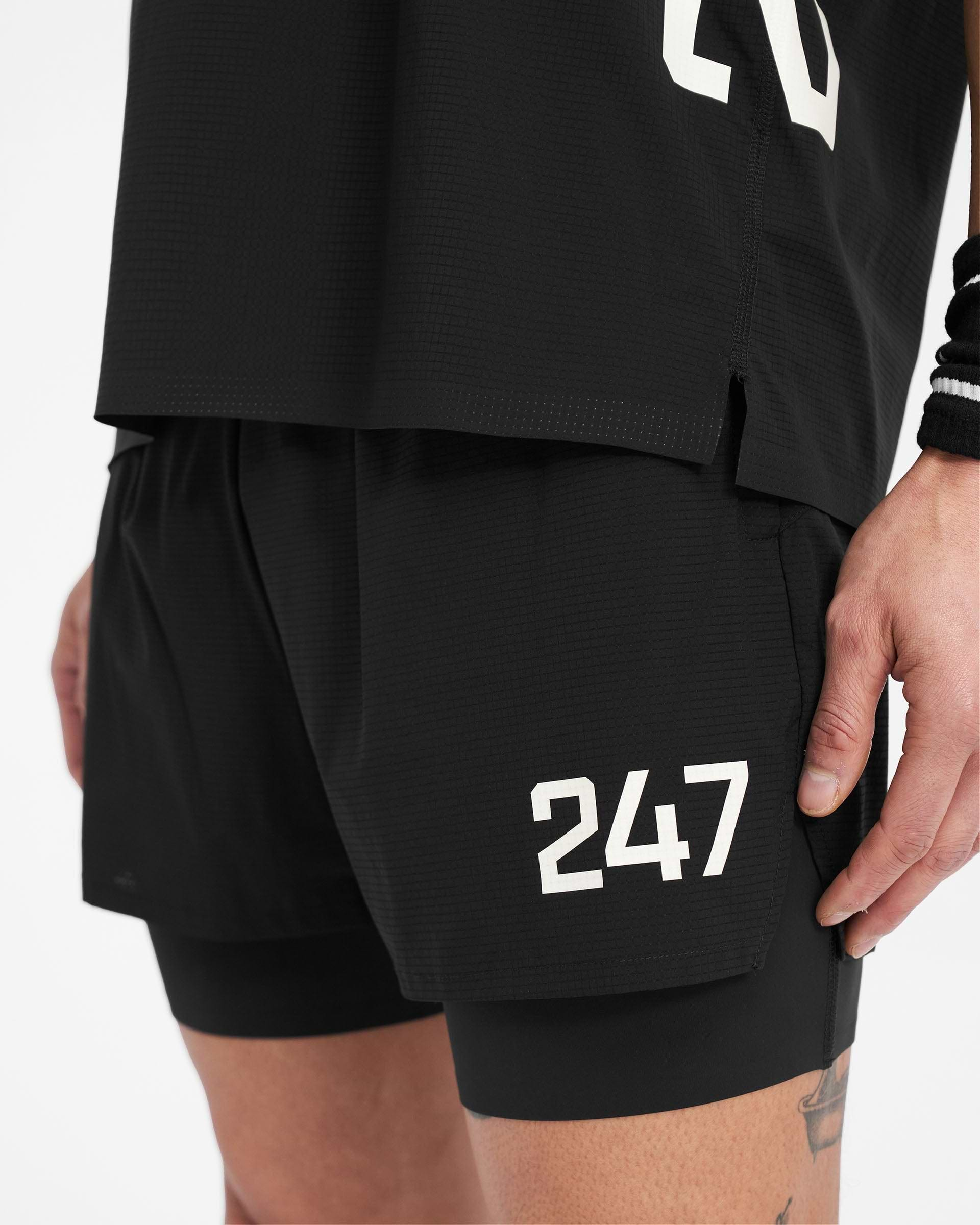 Short 247 Trail - Noir de jais