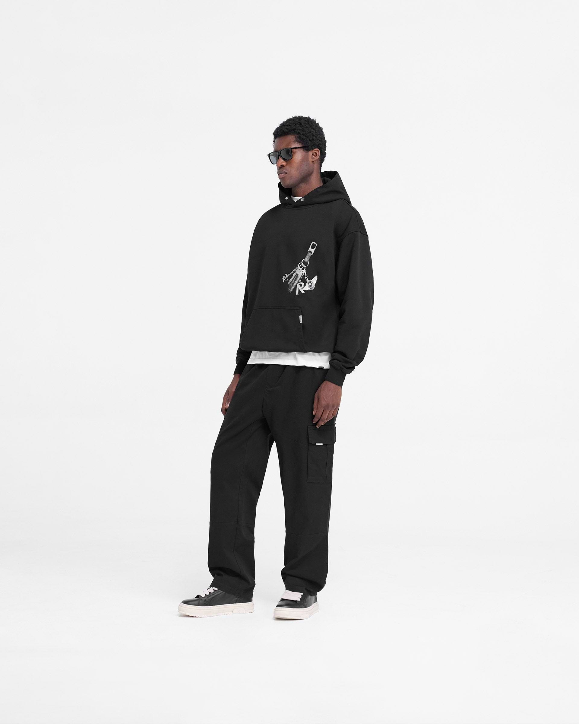 Keys To The Club Hoodie - Noir Jet