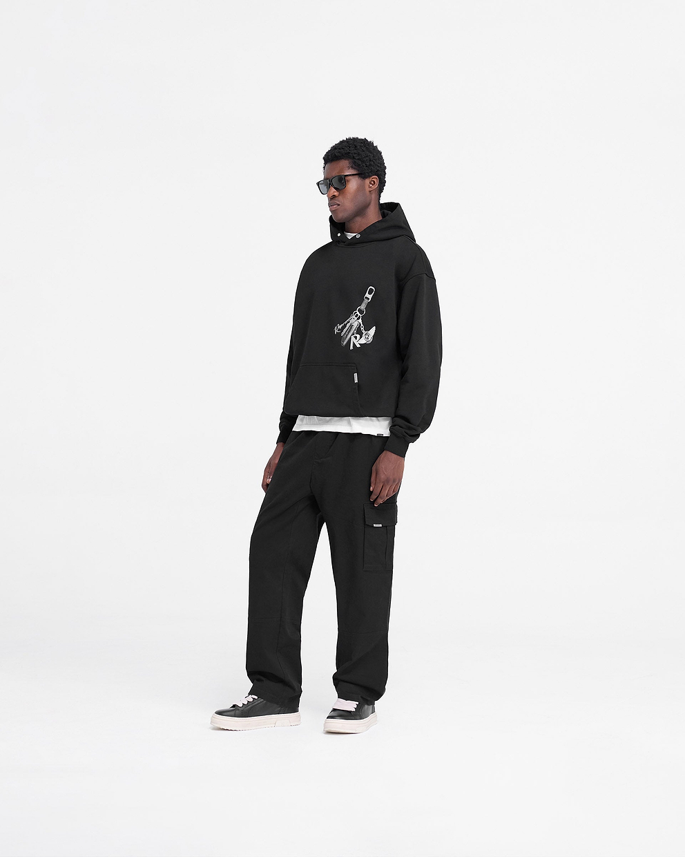 Keys To The Club Hoodie - Jet Black