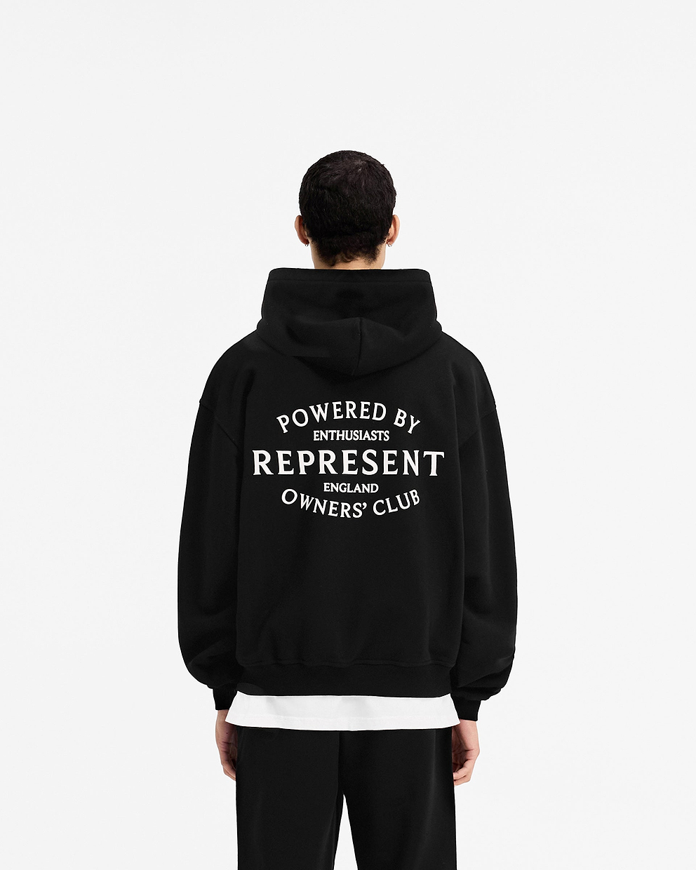 Represent Owners Club Stamp Zip Up Hoodie - TIEFSCHWARZ