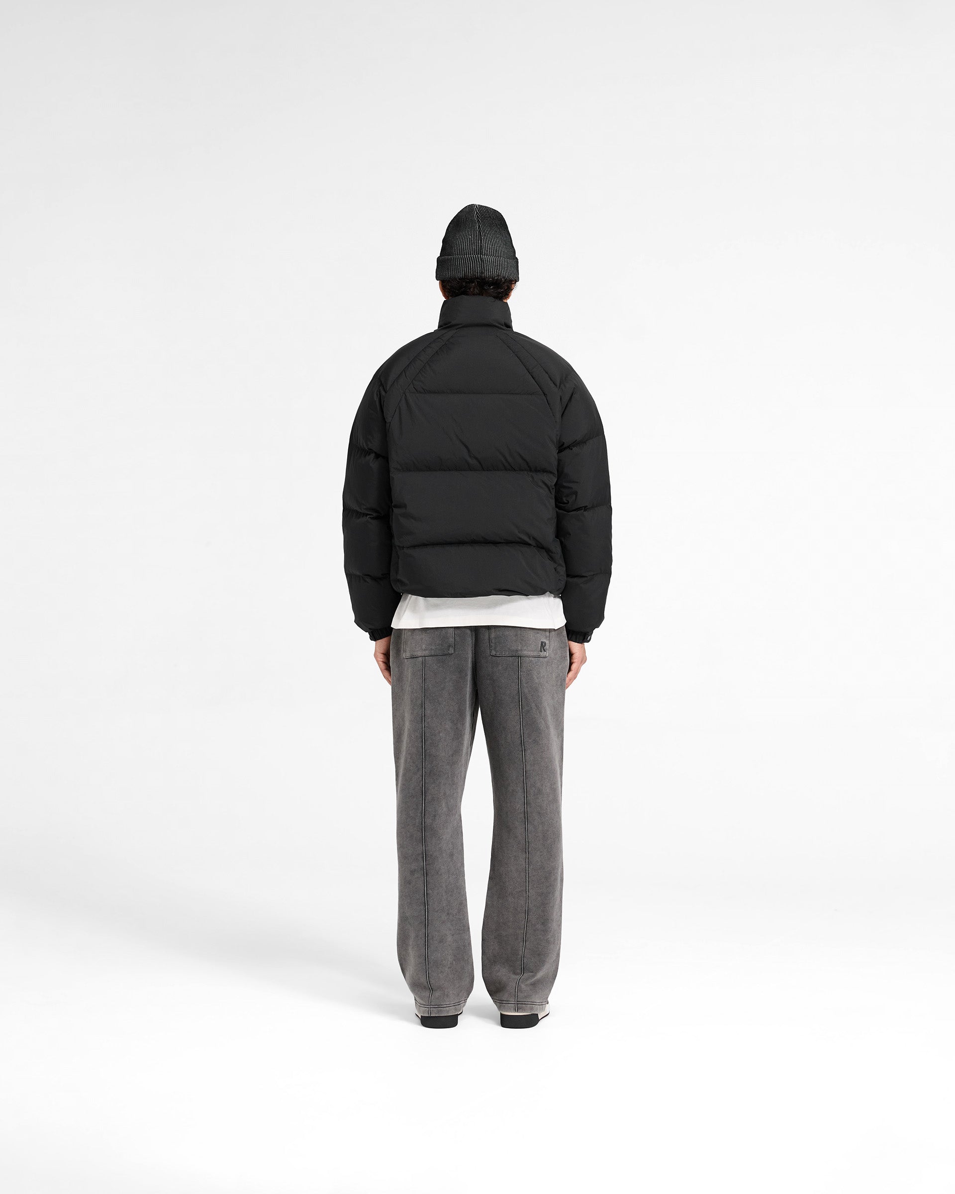 Funnel Neck Puffer - Schwarz