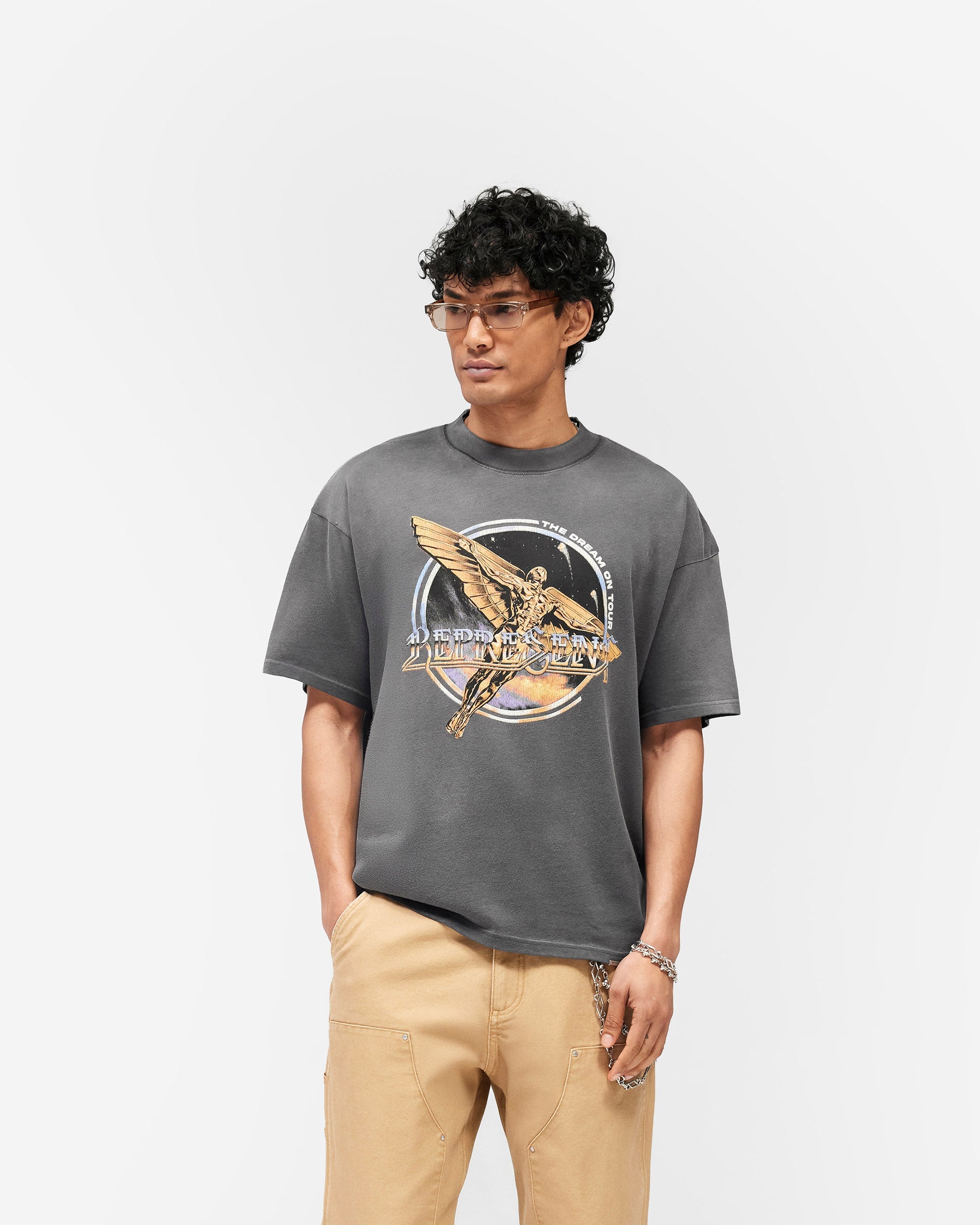 Golden Tour T-Shirt - Sun Fade Grey