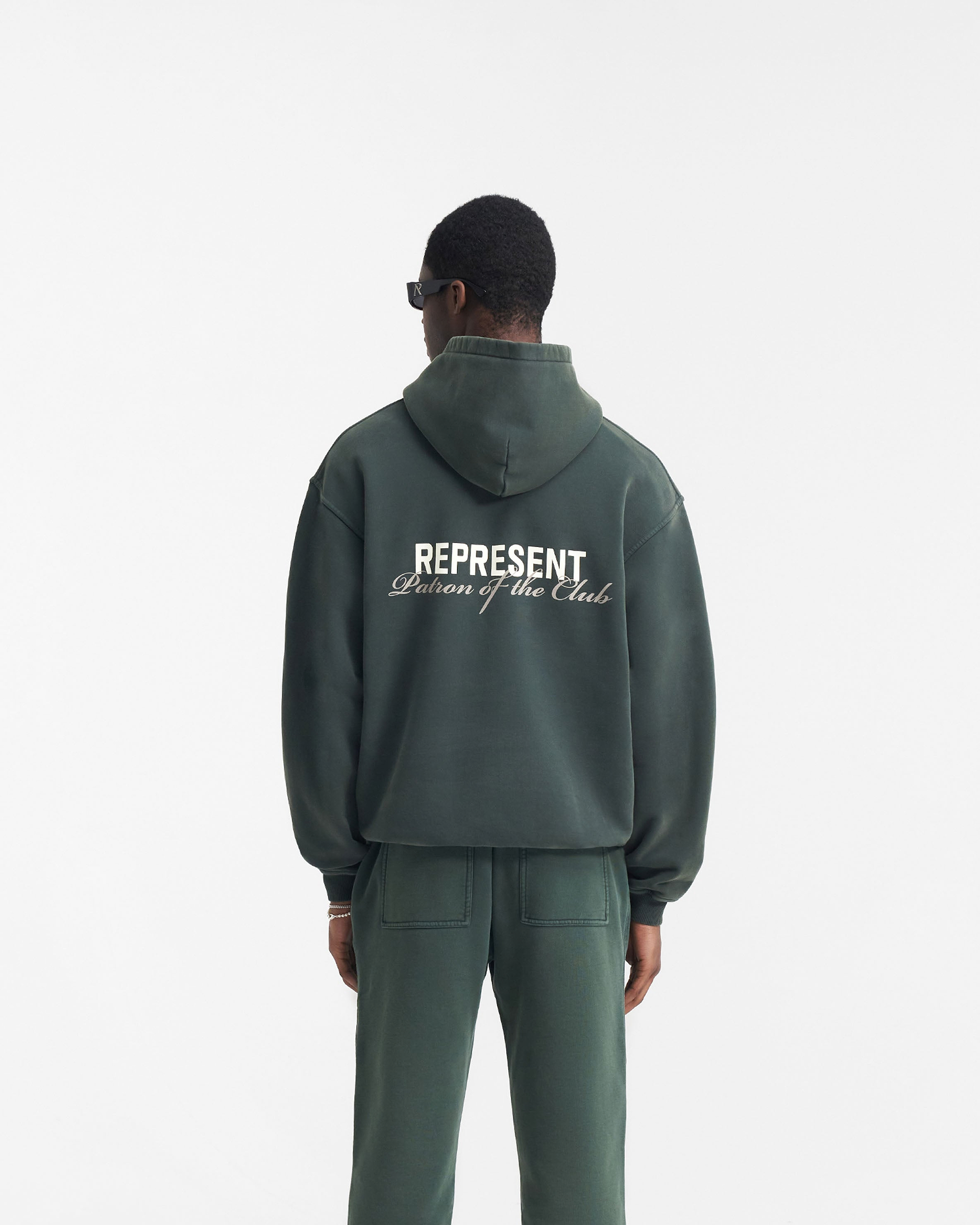 Patron Of The Club Hoodie - Forest Green
