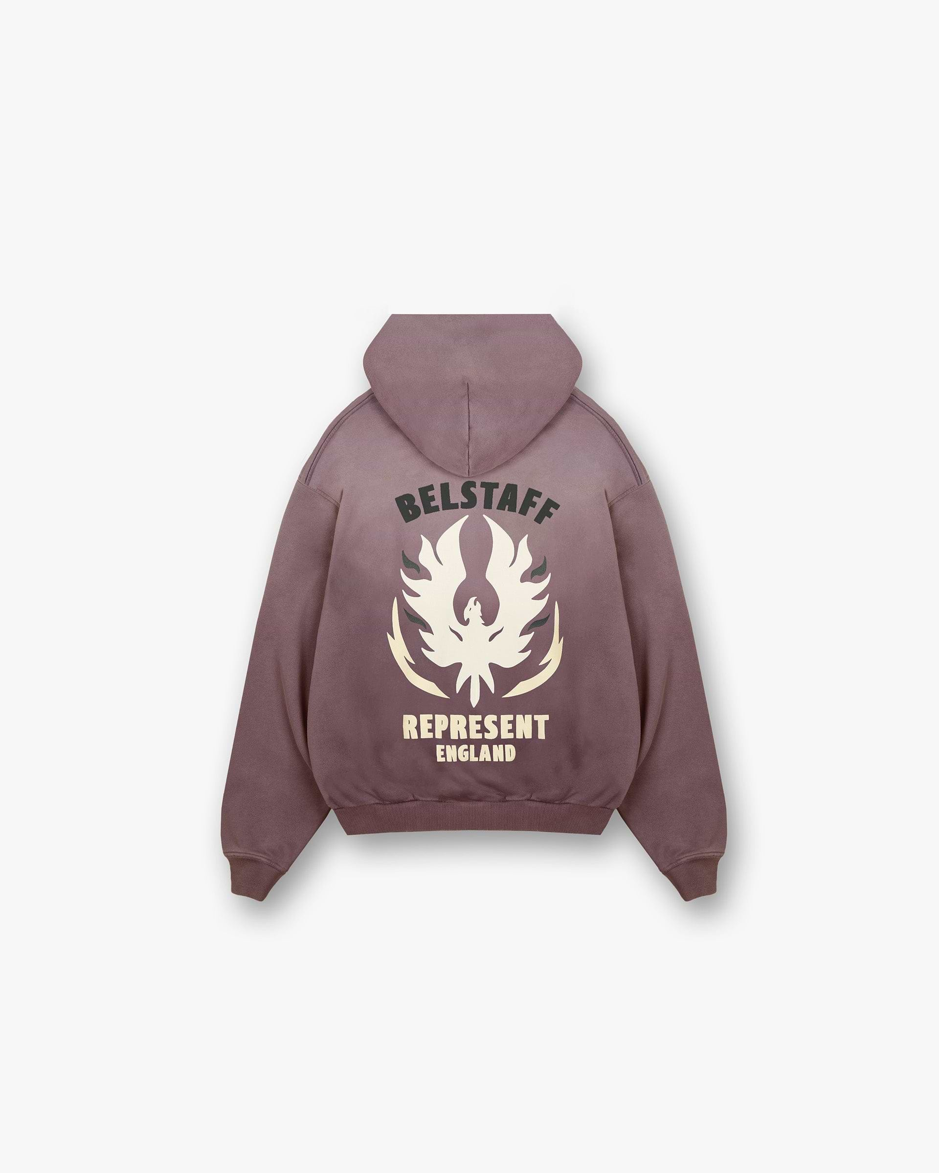 Represent X Belstaff Flame Phoenix Hoodie - Prune