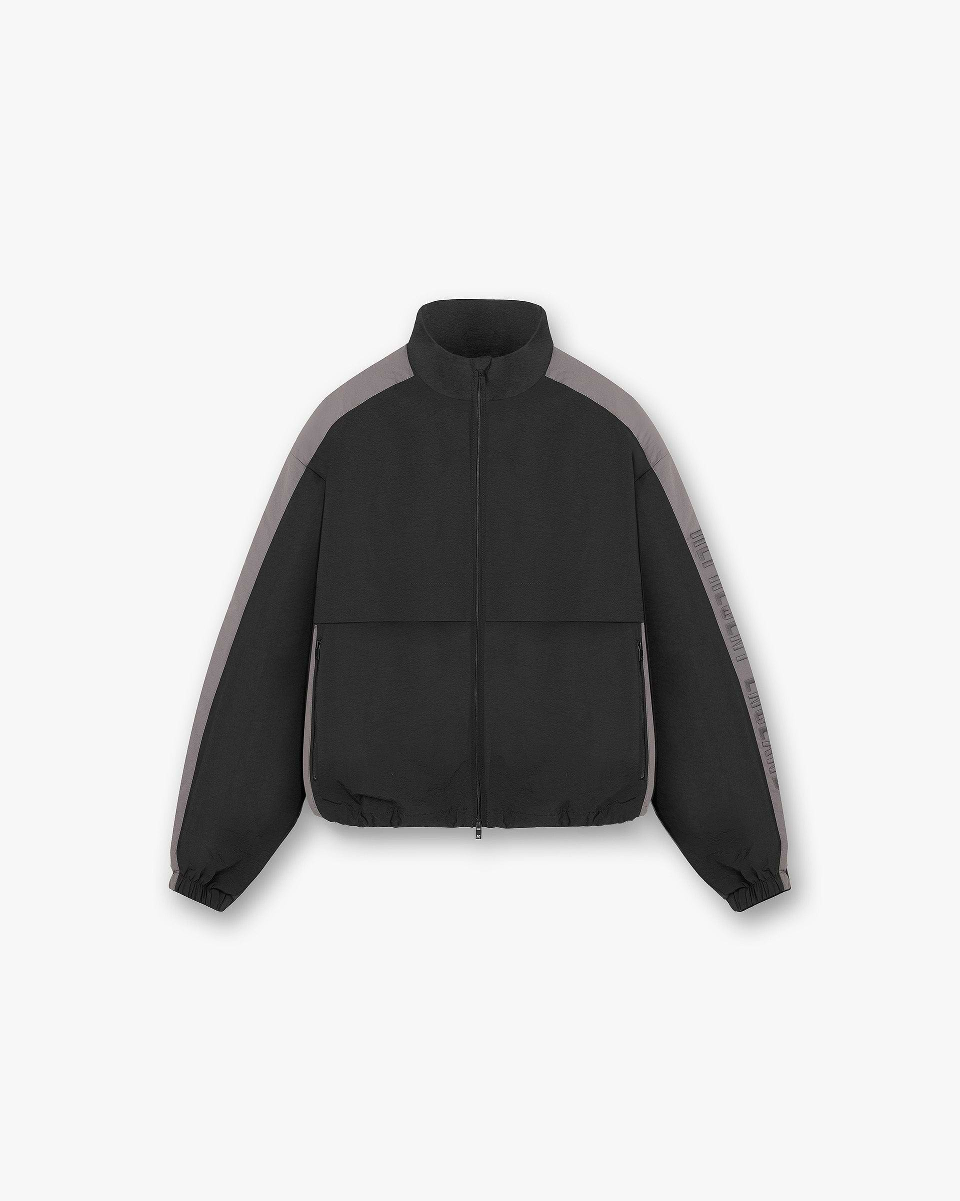 Nylon Track Jacket - Black