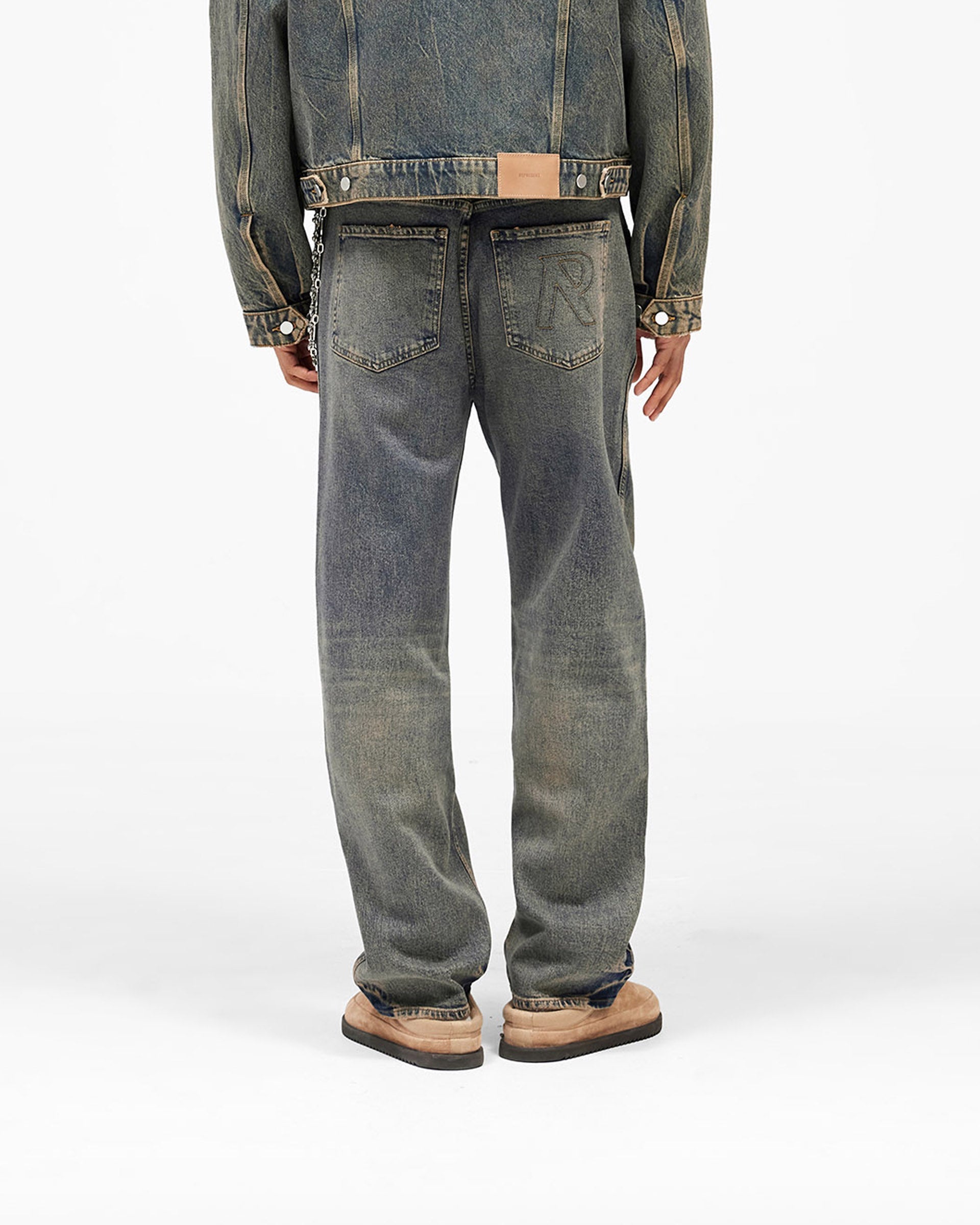 R3 Baggy Denim - Blue Cream