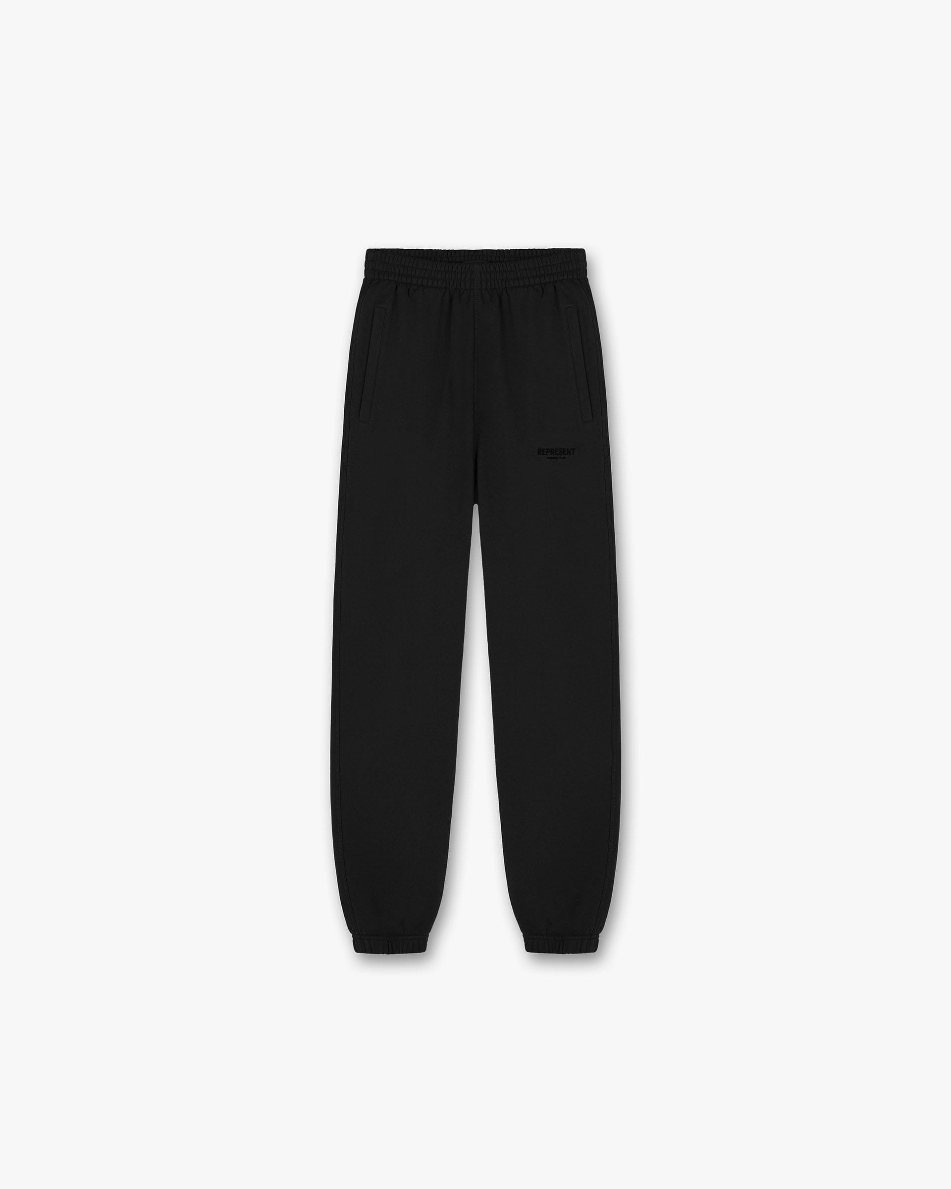 Represent Owners Club Flocked Sweatpant - Noir