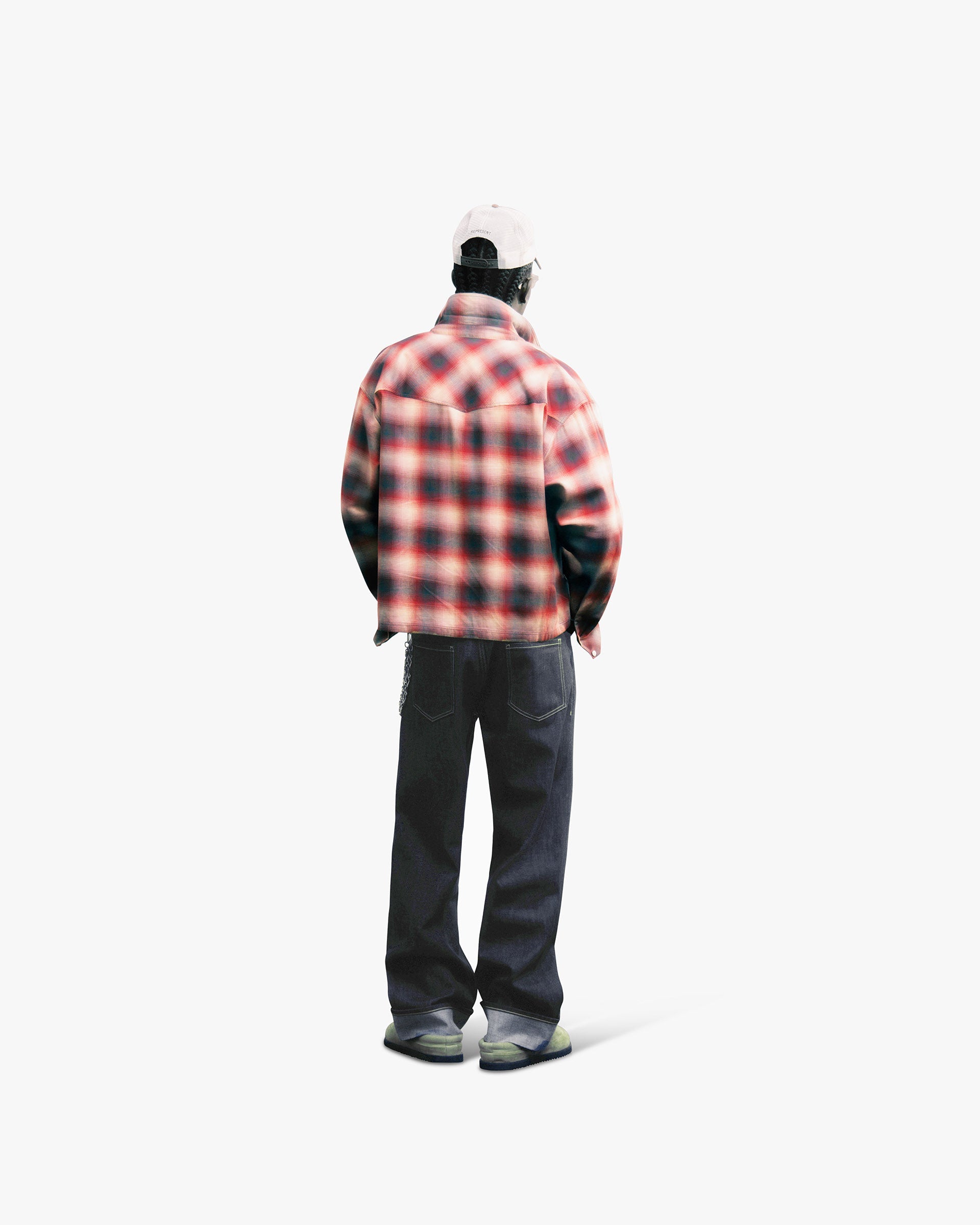 Sunset Flannel - Racing Red