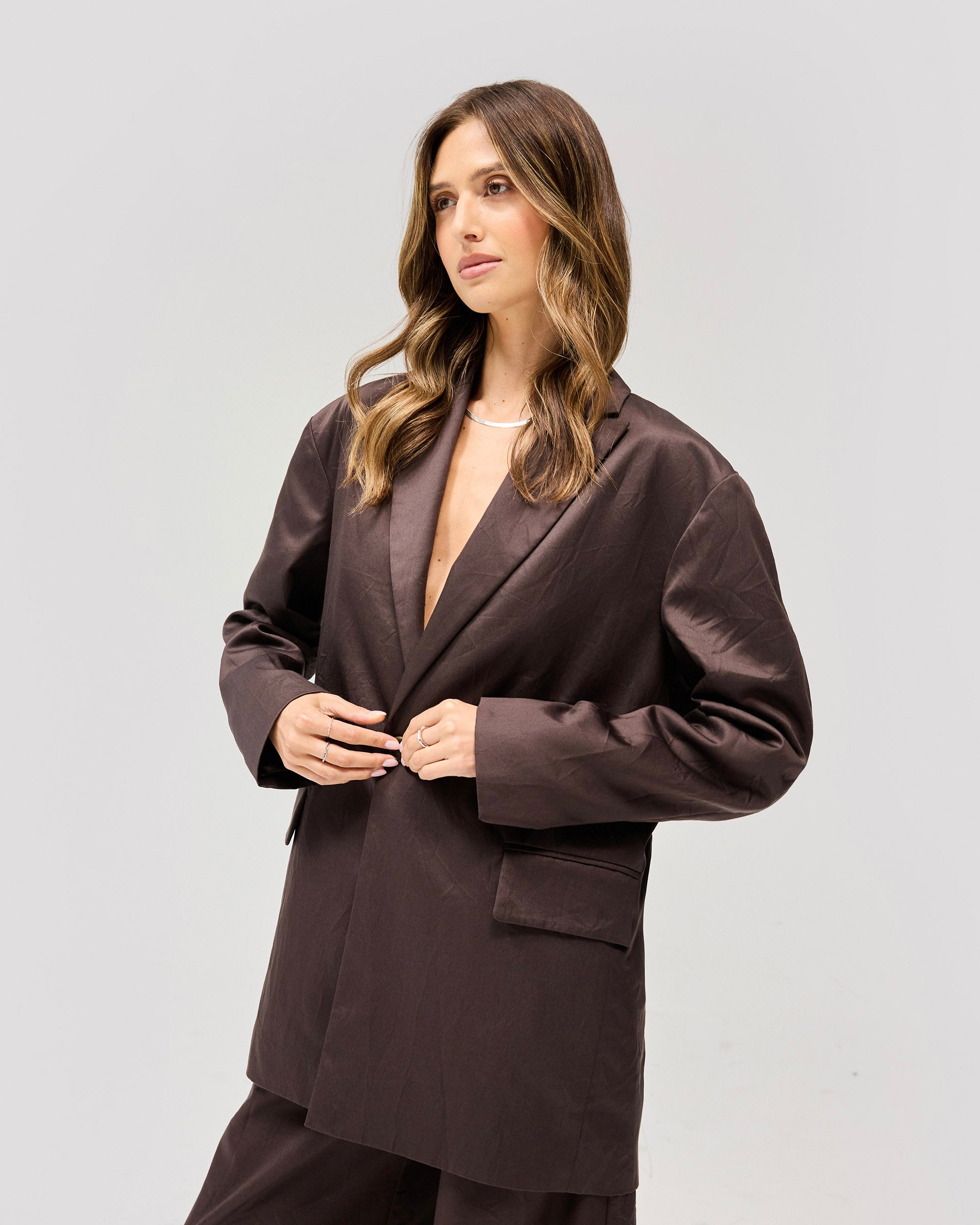 Crimp Jacket - Black Coffee