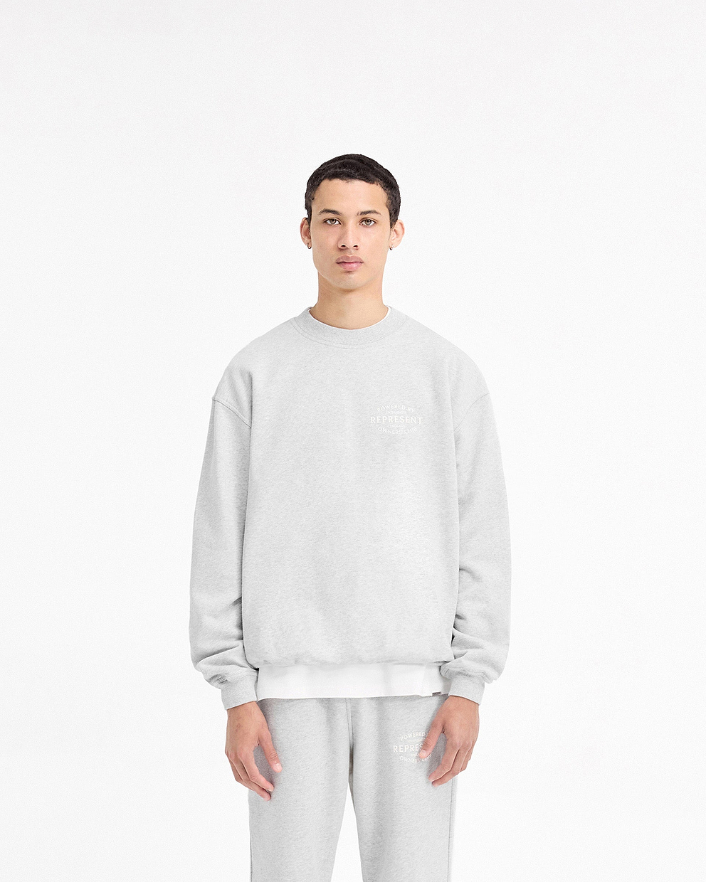 Represent Owners Club Stamp Sweater - ASCHGRAU