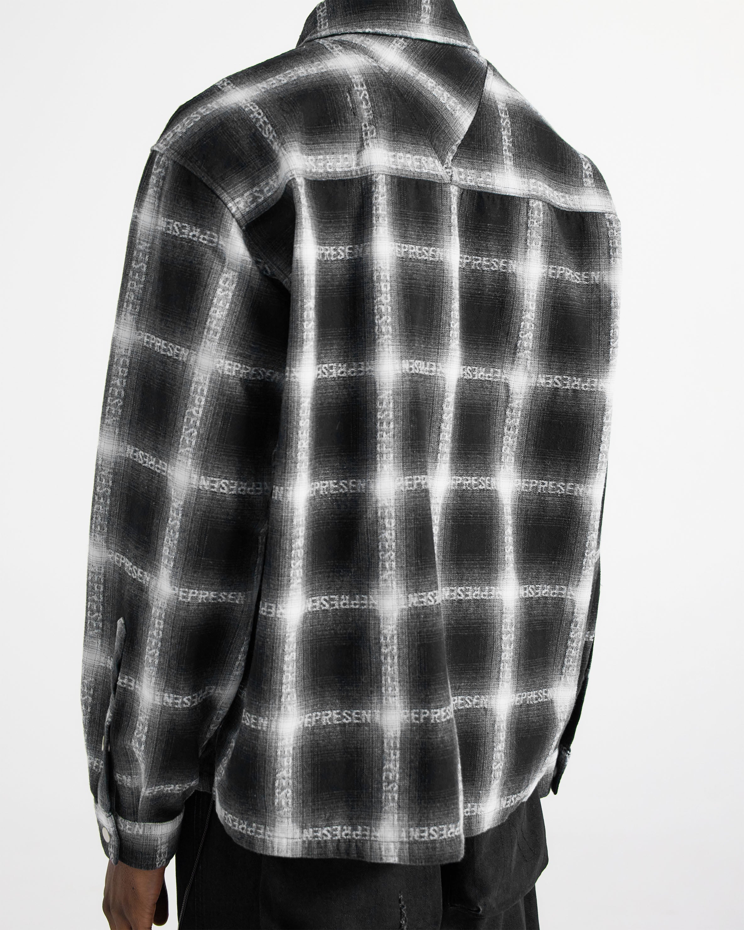 Logo Flannel Shirt - Schwarz