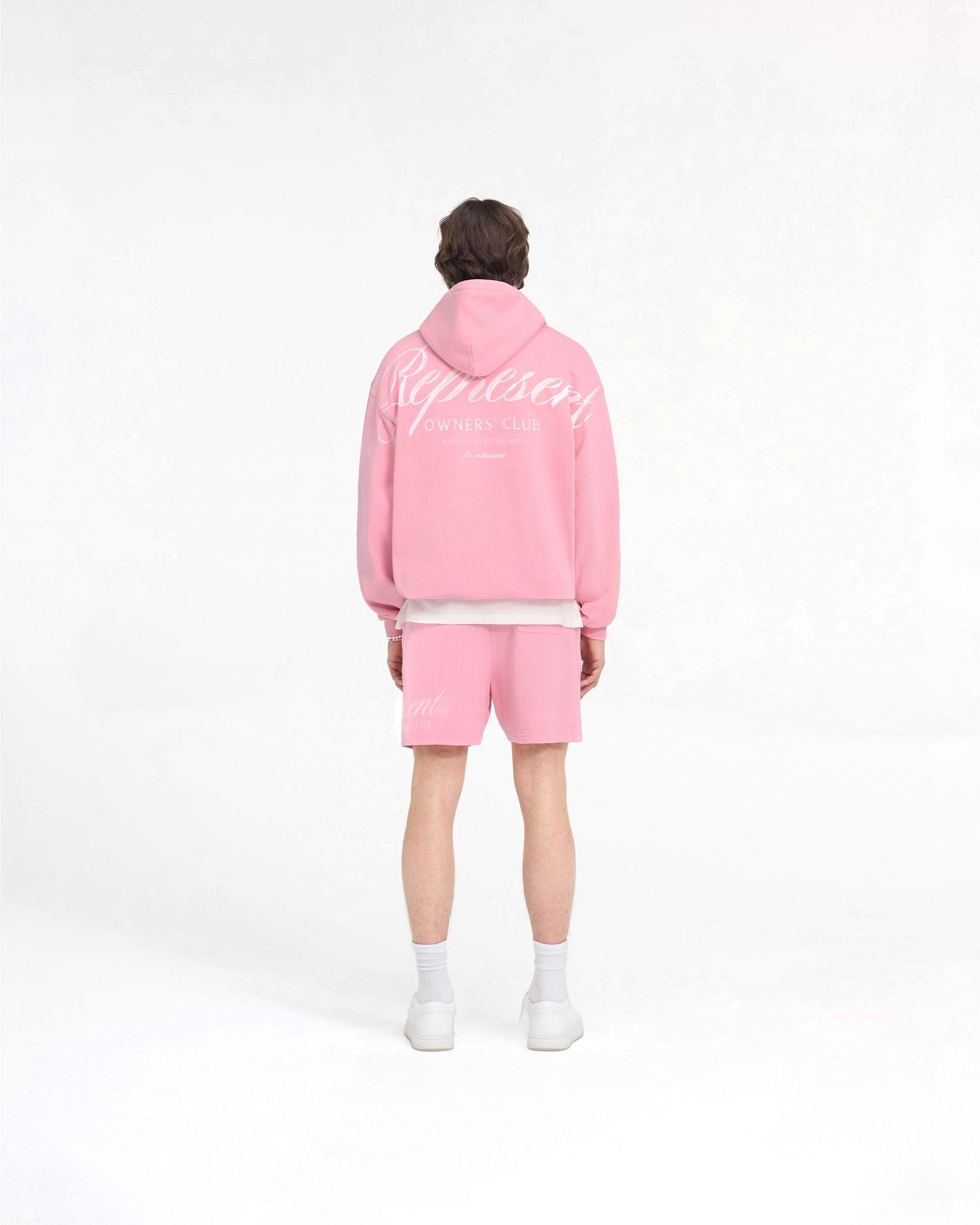 Represent Owners Club Script Hoodie - Rosa