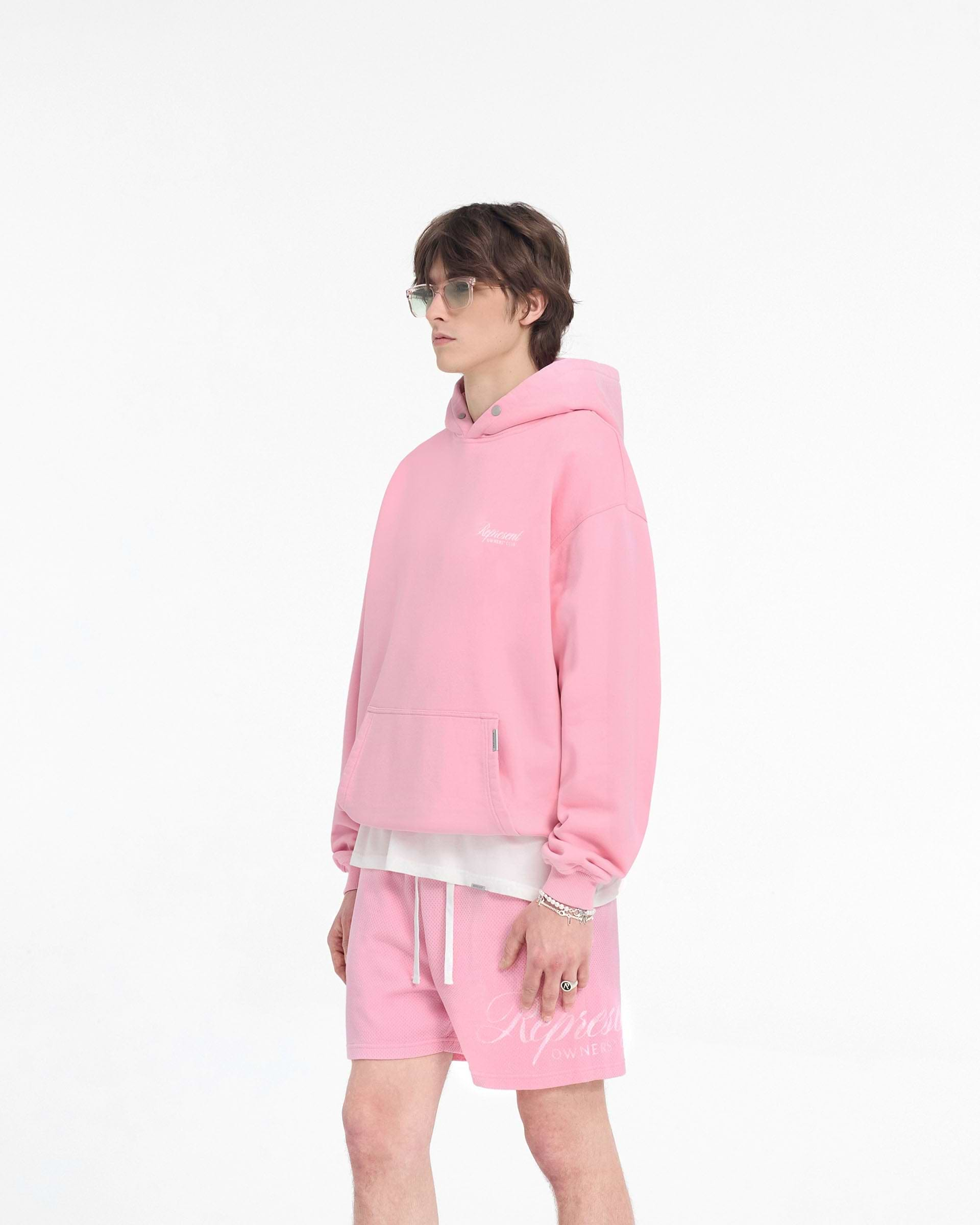 Represent Owners Club Script Hoodie - Rosa