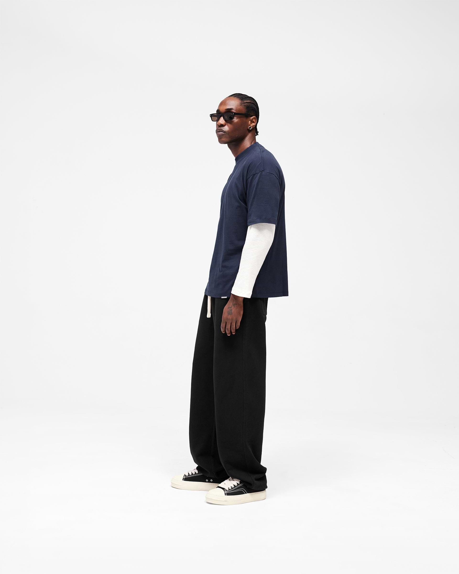 Initial Oversized T-Shirt Midnight Navy | Mens T-Shirts | REPRESENT