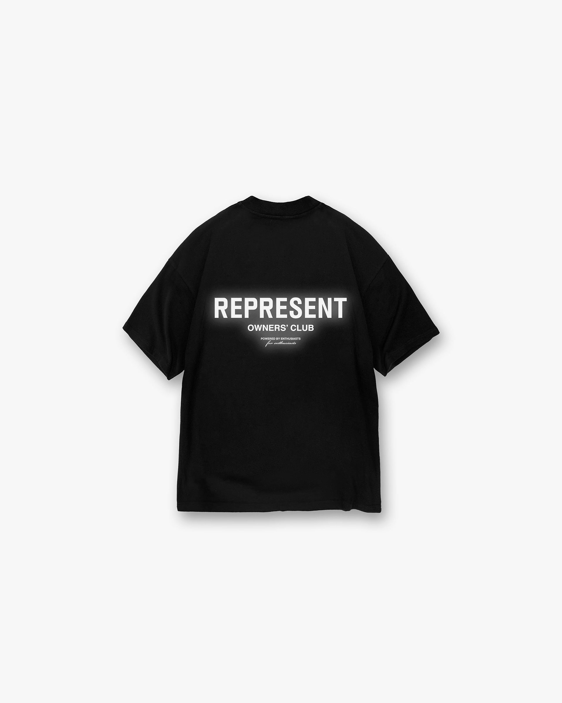 T-Shirt Represent Owners Club - Noir réfléchissant