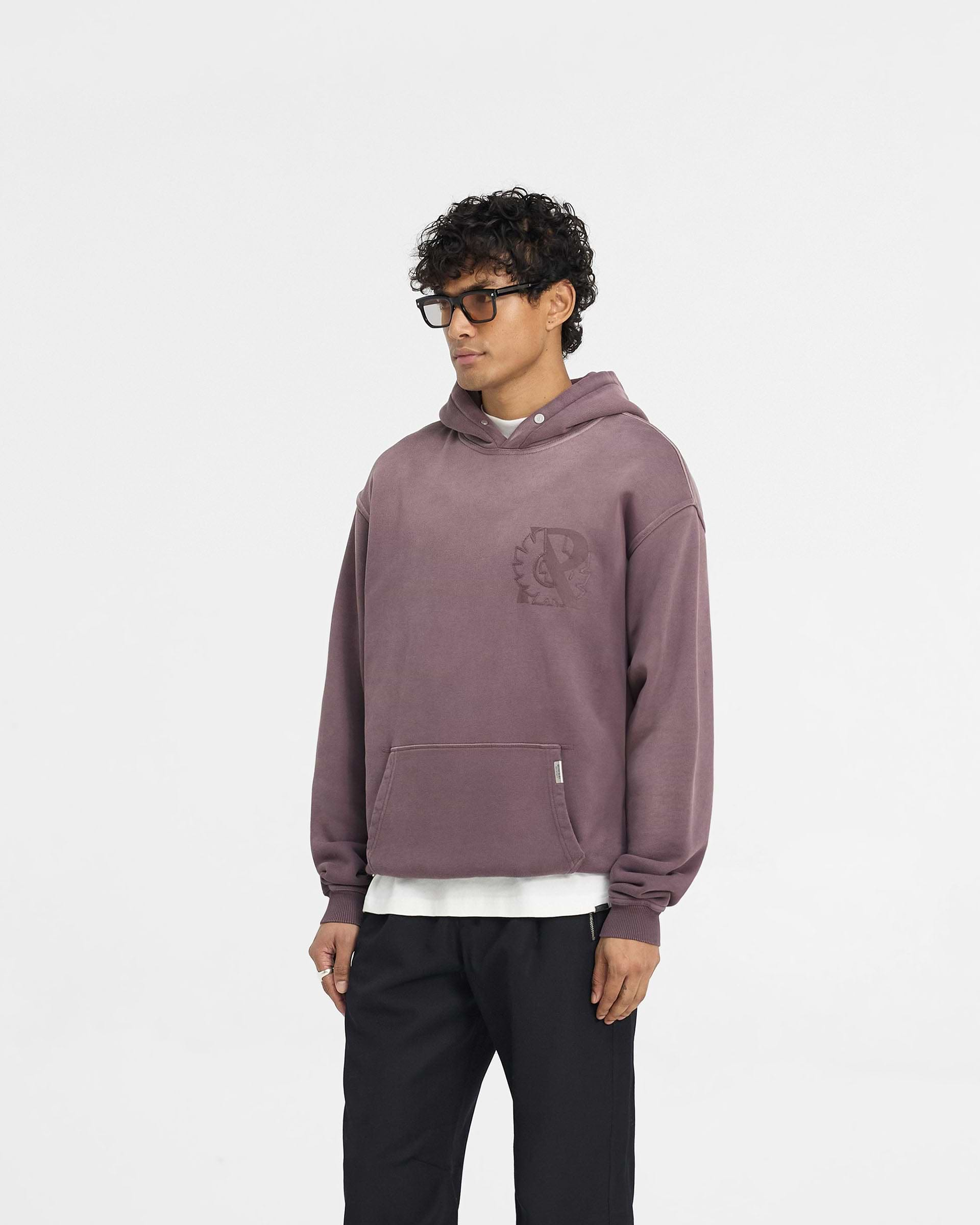 Represent X Belstaff Outline Phoenix Hoodie - Prune