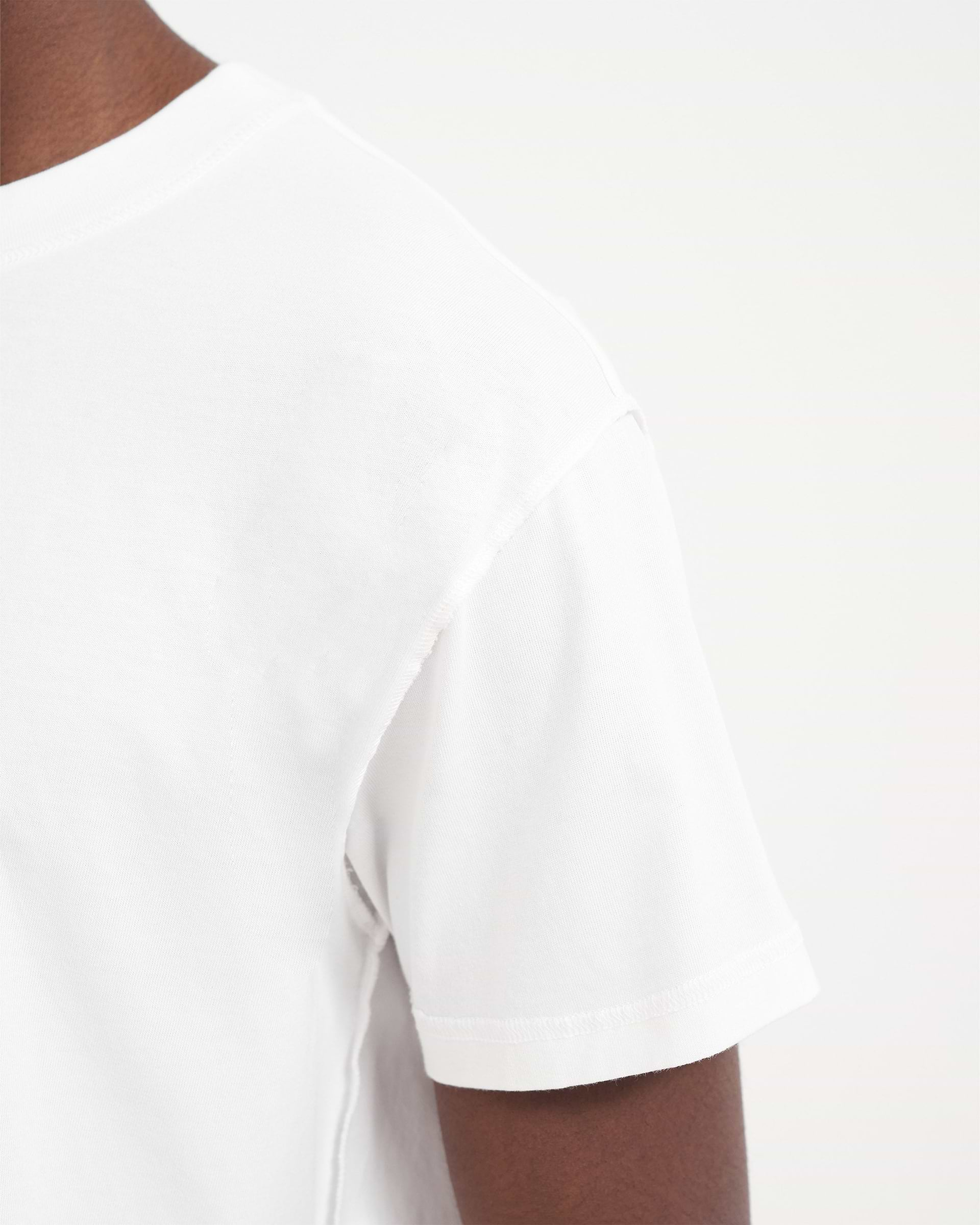 T-Shirt Initiale - Blanc Plat