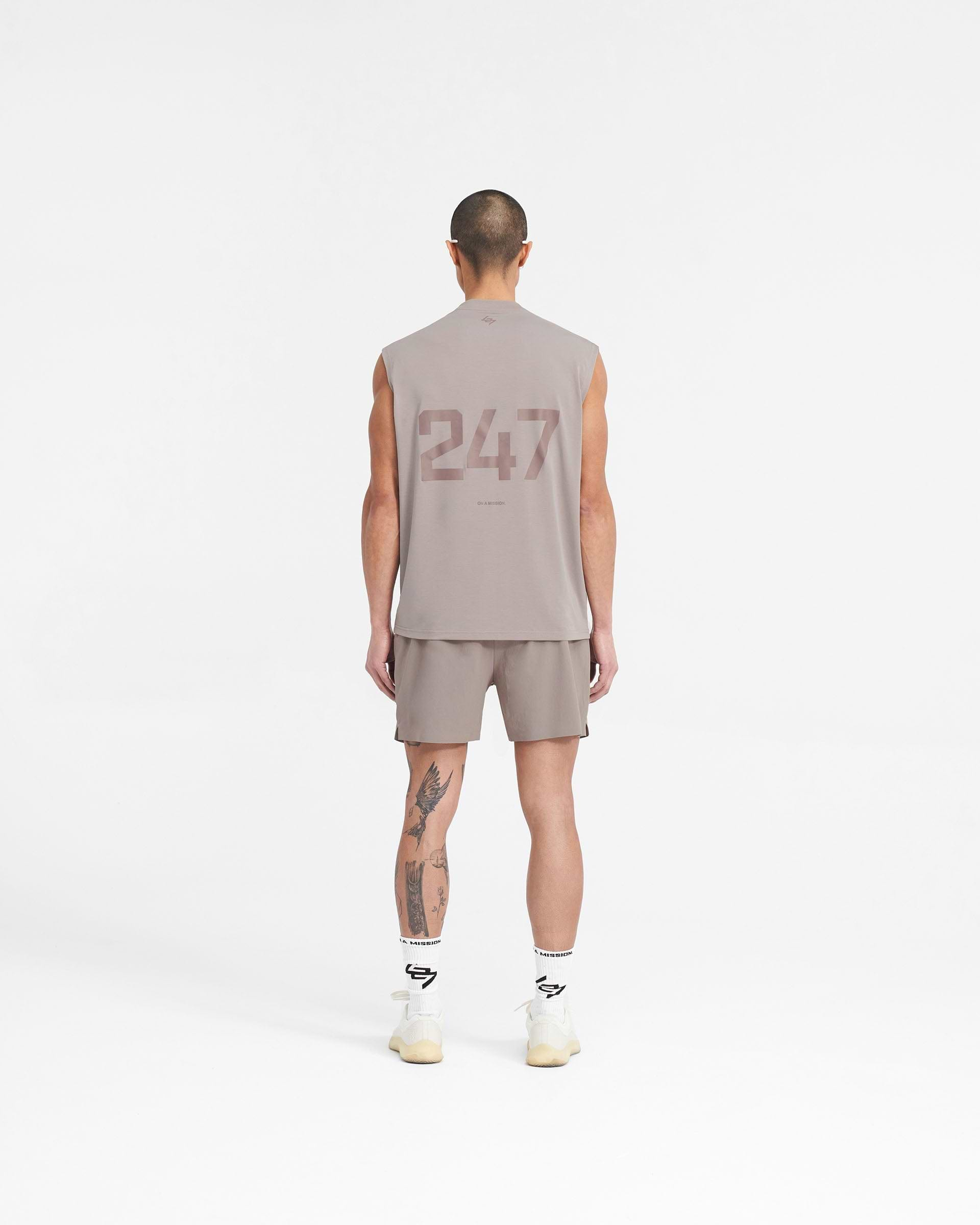 247 Shorts fusionnés - Cendre