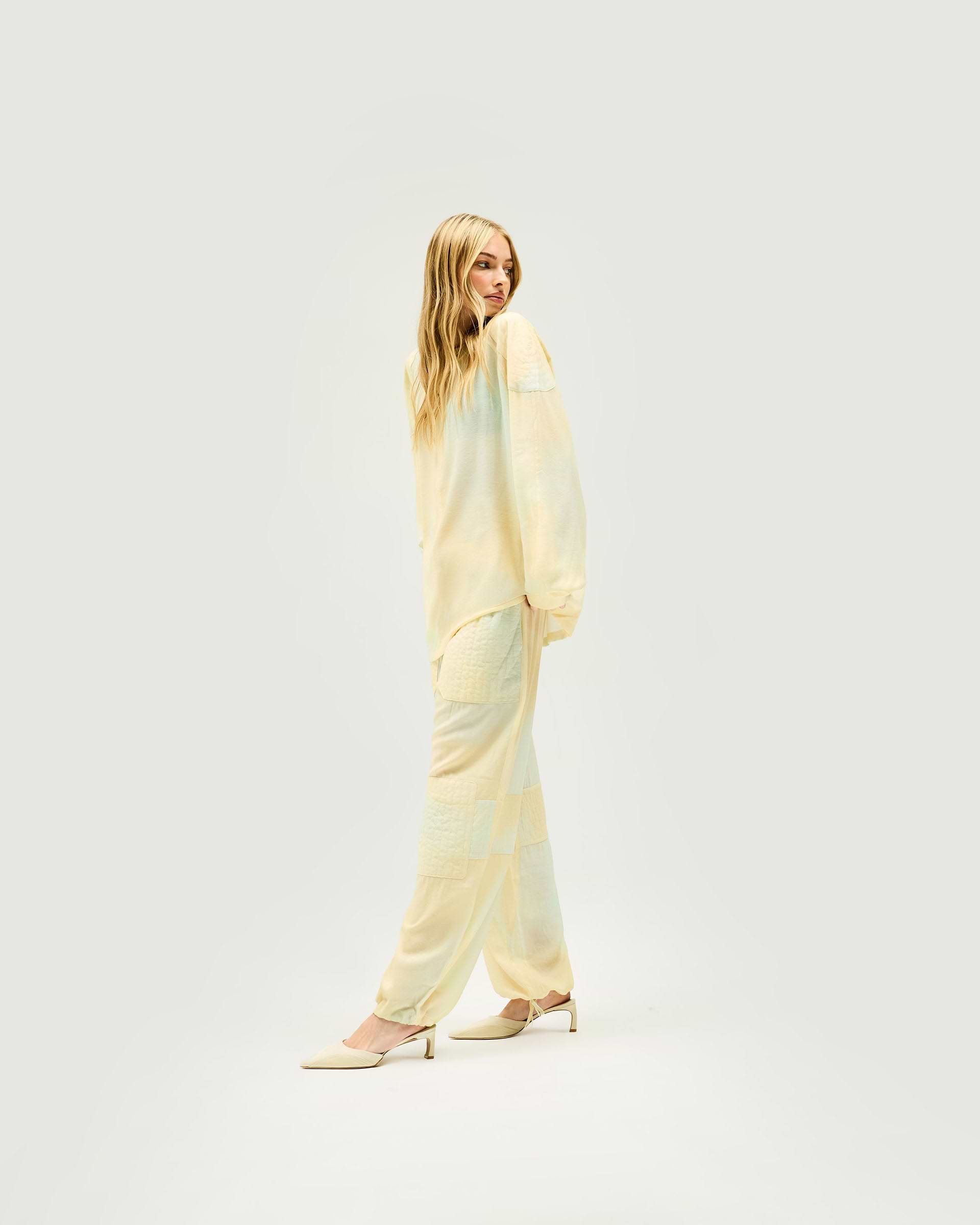 Storm Tracksuit Bottom - Storm Print Naturfarben